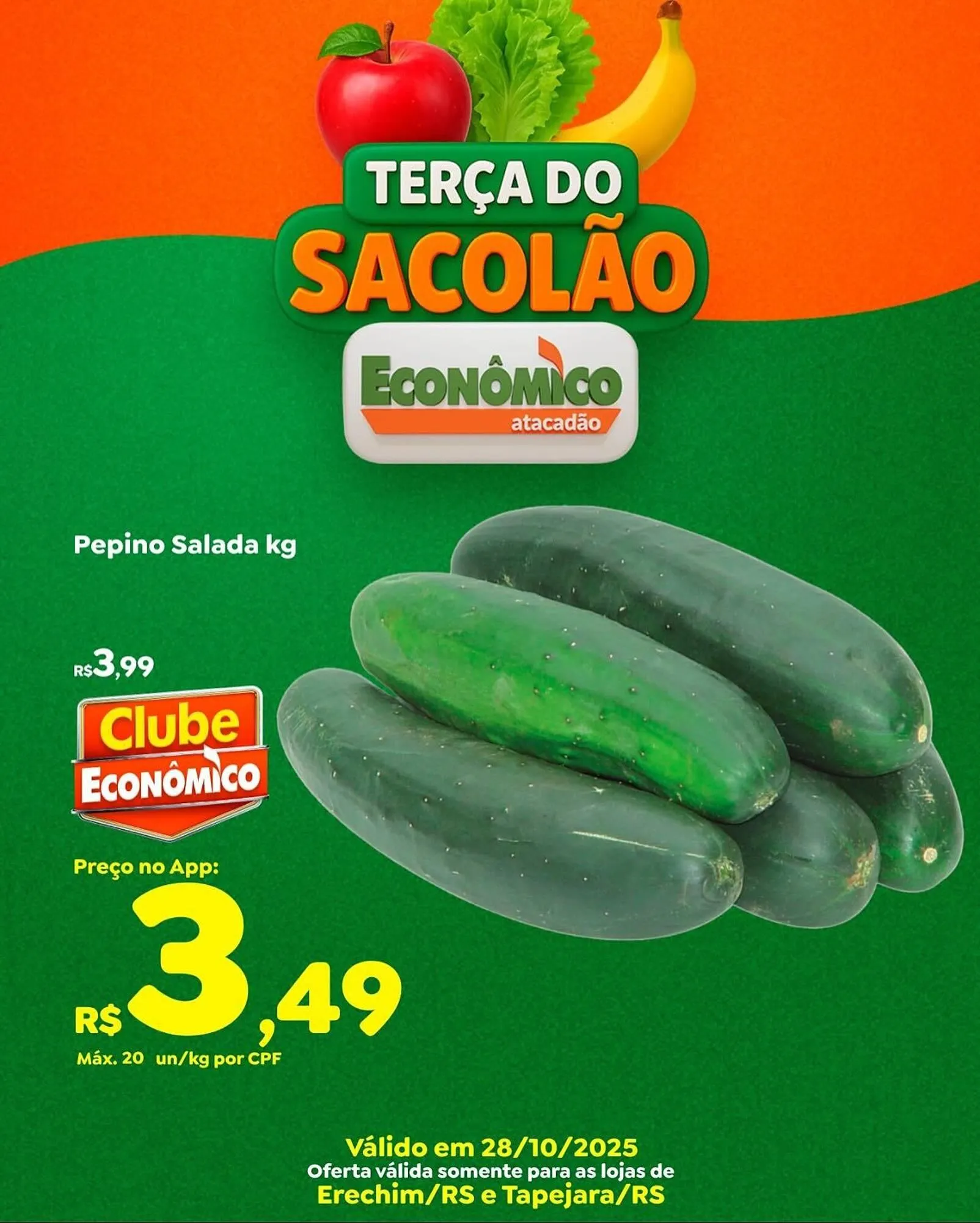 Encarte de Catálogo Econômico Atacadão 28 de outubro até 28 de outubro 2025 - Pagina 3