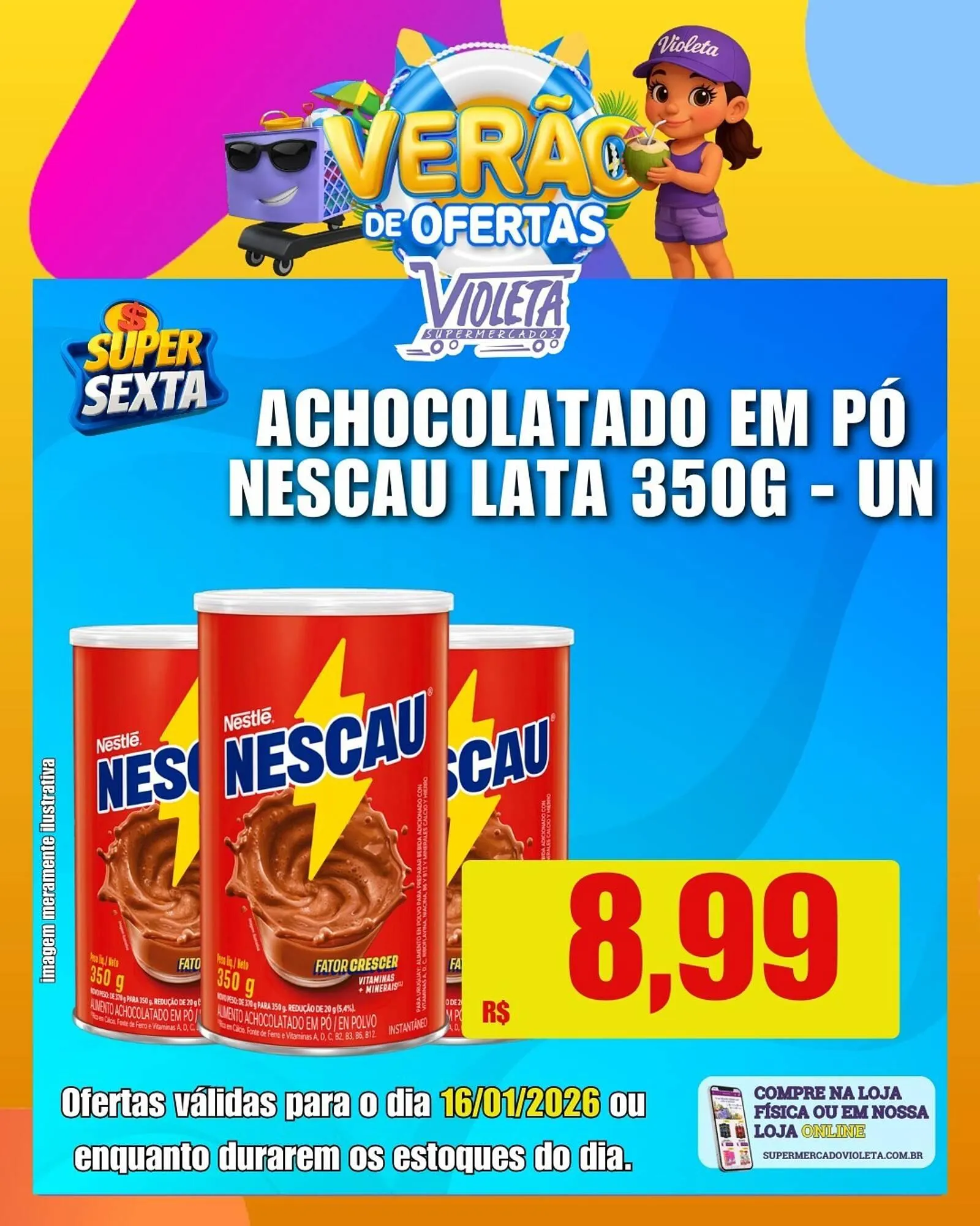 Encarte de Catálogo Violeta Supermercados 15 de janeiro até 16 de janeiro 2026 - Pagina 4