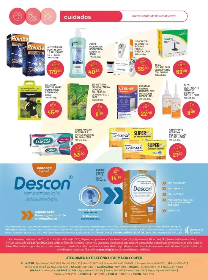 Encarte de Farmcia mensal 5 de março até 25 de março 2025 - Pagina 8
