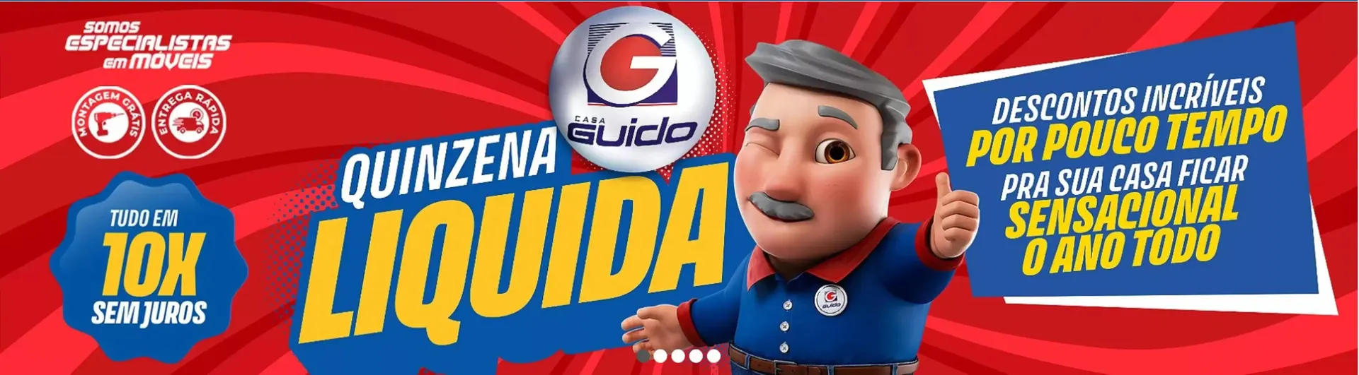 Encarte de Catálogo Lojas Guido 17 de abril até 28 de abril 2025 - Pagina 1