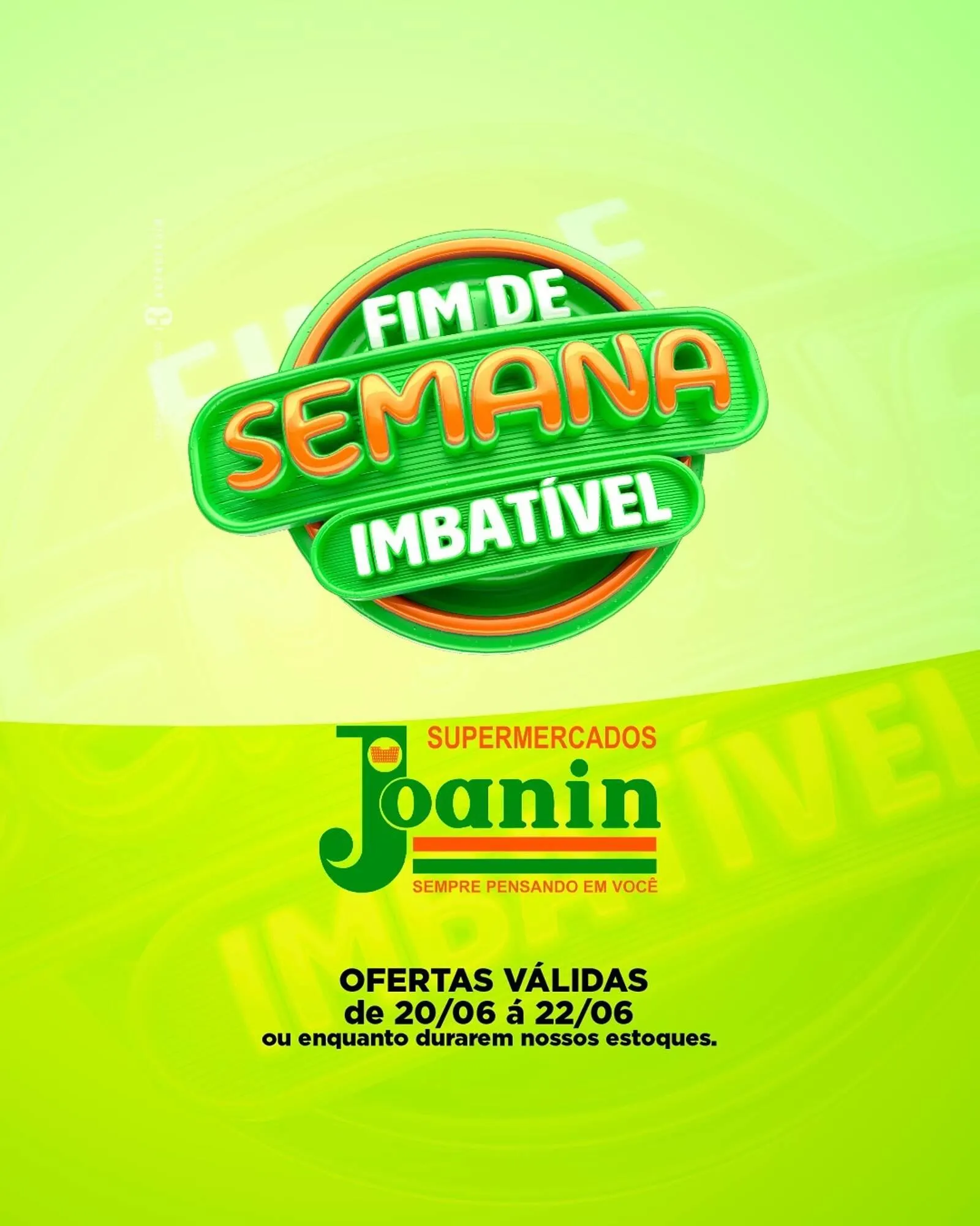 Encarte de Catálogo Supermercados Joanin 21 de junho até 22 de junho 2025 - Pagina 1