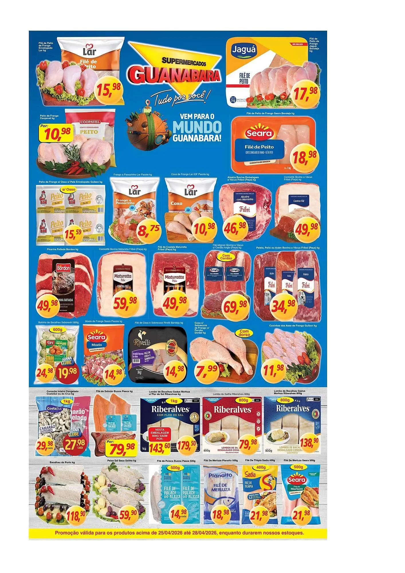 Encarte de Encarte Supermercados Guanabara 25 de abril até 28 de abril 2026 - Pagina 7