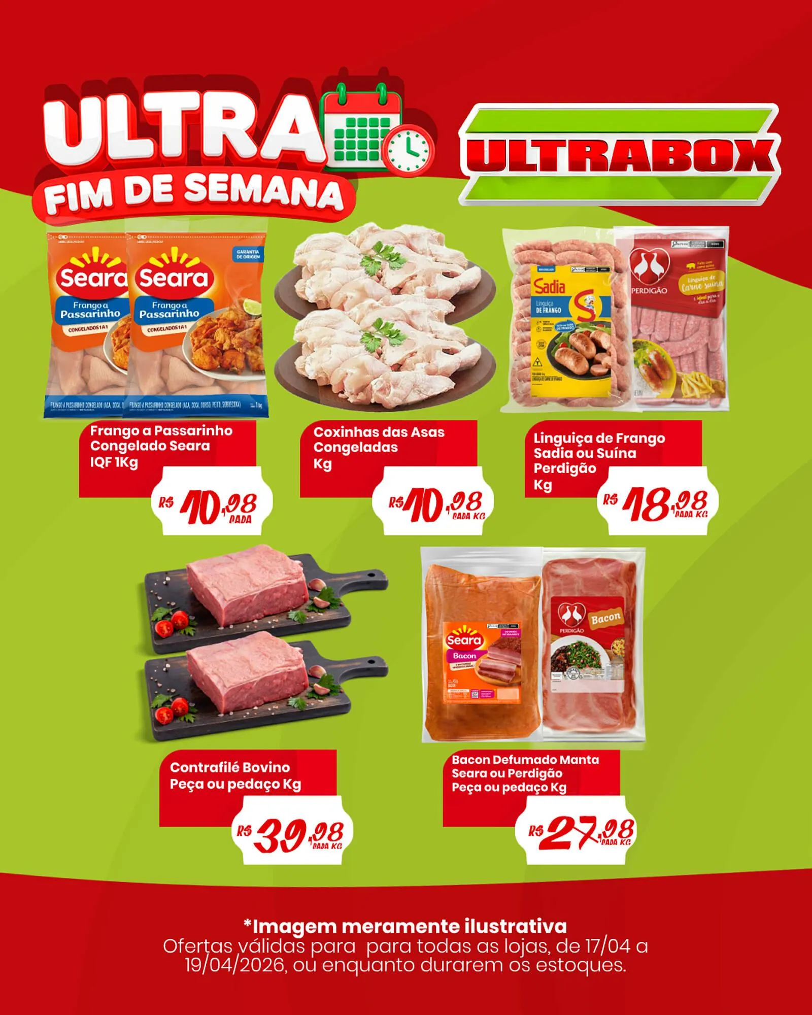 Encarte de Panfleto Ultrabox 17 de abril até 19 de abril 2026 - Pagina 1