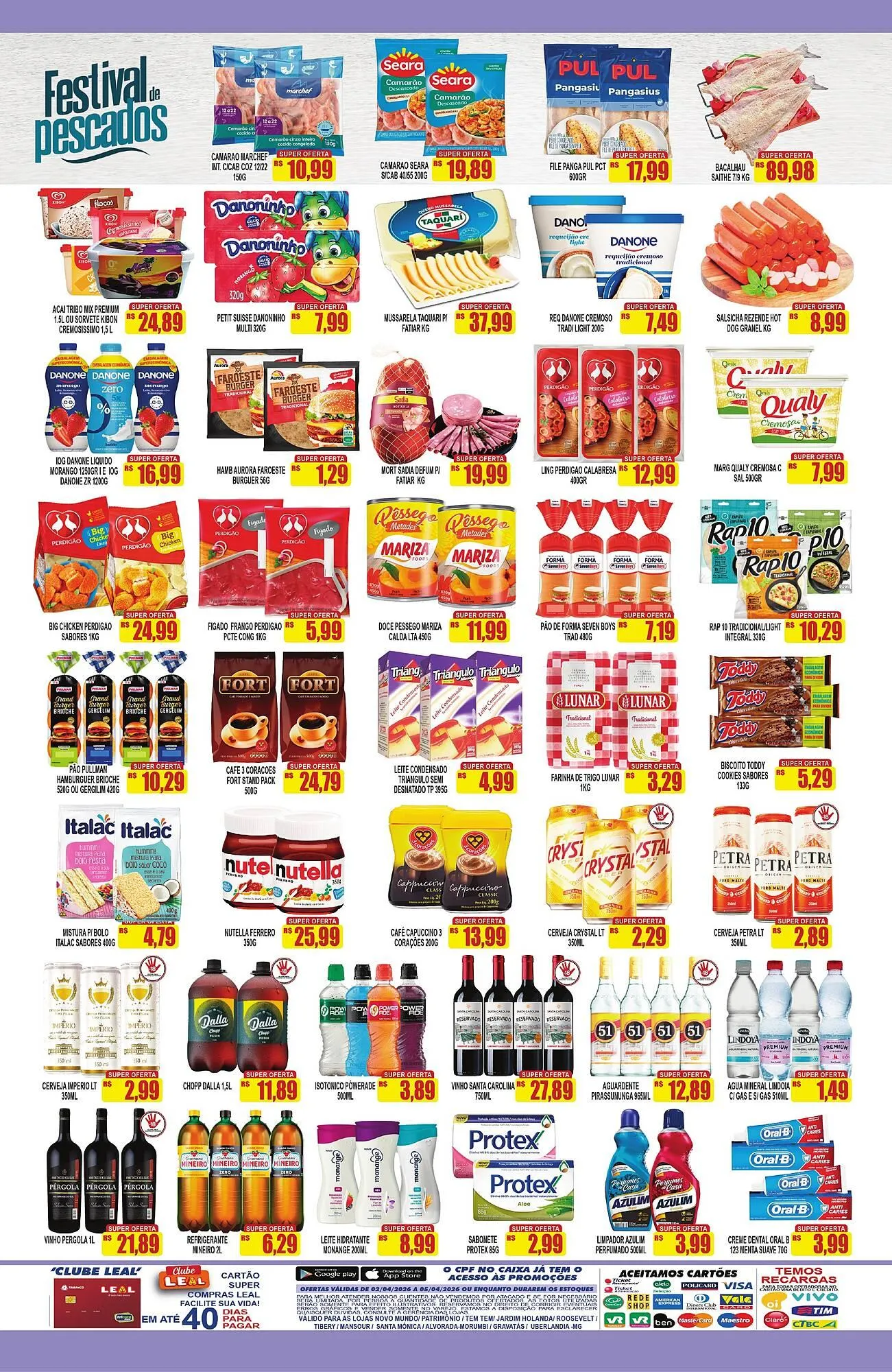 Encarte de Folheto Supermercado leal 1 de abril até 5 de abril 2026 - Pagina 2