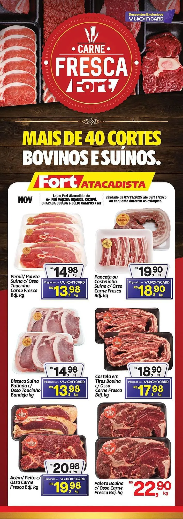 Encarte de Tabloide Fort Atacadista 7 de novembro até 9 de novembro 2025 - Pagina 1