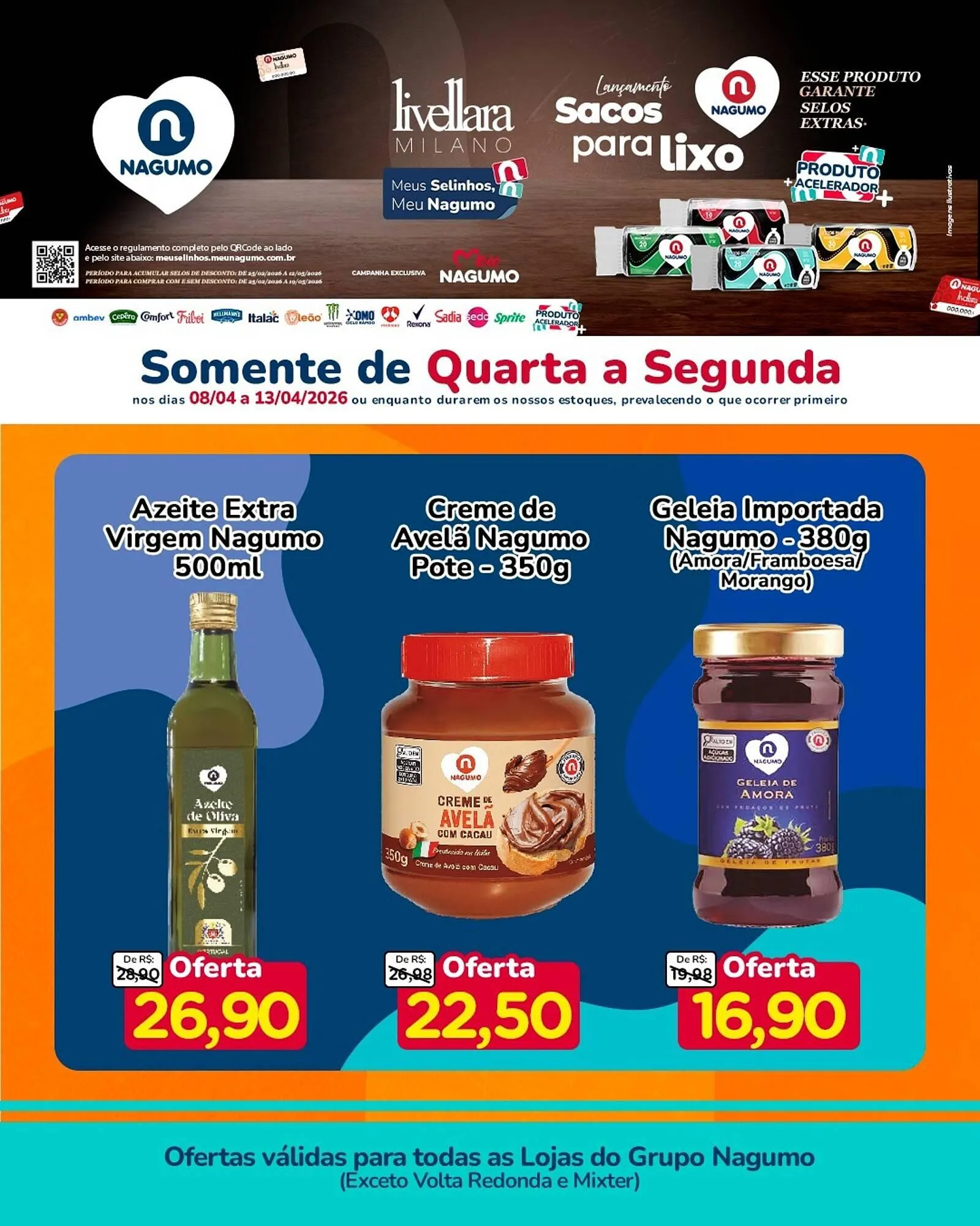 Encarte de Folheto Nagumo 8 de abril até 13 de abril 2026 - Pagina 1