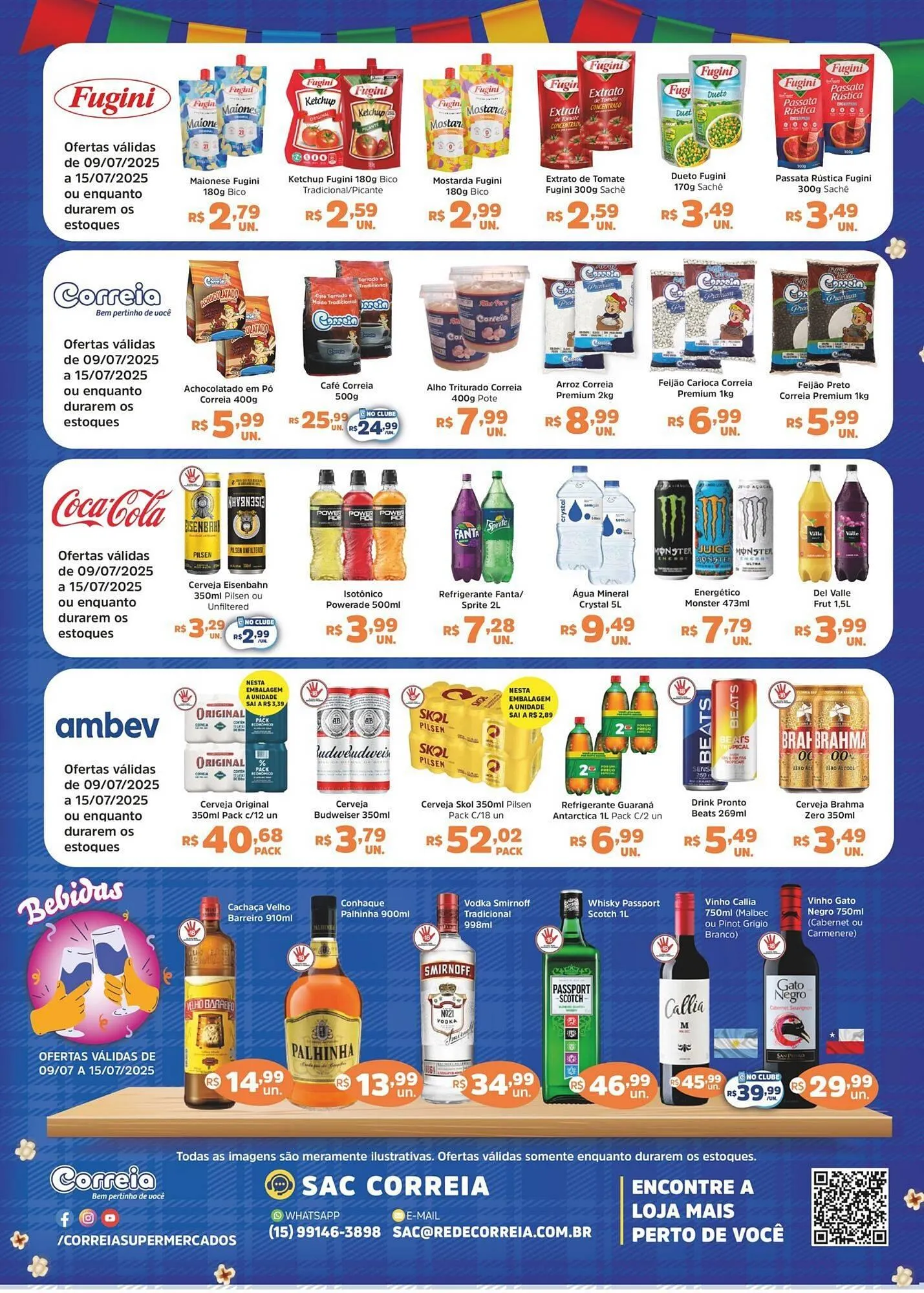 Encarte de Catálogo Supermercados Correia 8 de julho até 10 de julho 2025 - Pagina 4