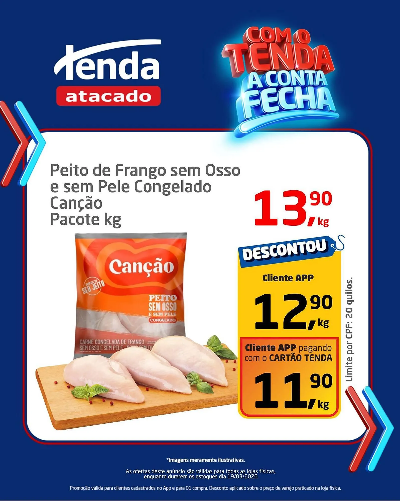 Encarte de Folheto Tenda Atacado 19 de março até 19 de março 2026 - Pagina 1