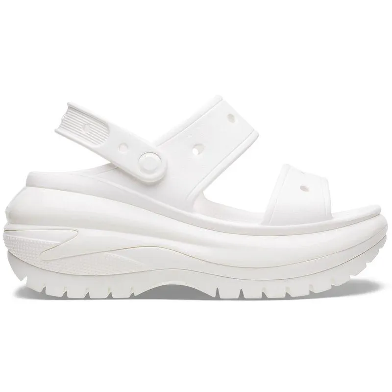 Sandália Crocs Classic Mega Crush Sandal WHITE