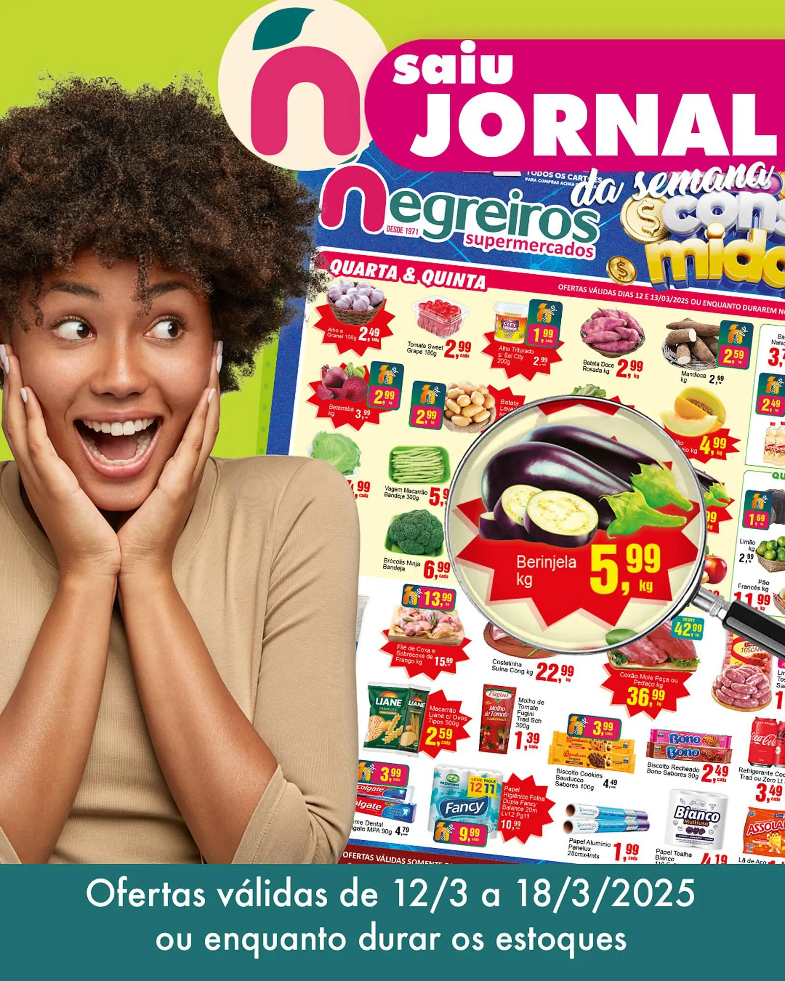 Encarte de Catálogo Negreiros 11 de março até 18 de março 2025 - Pagina 1