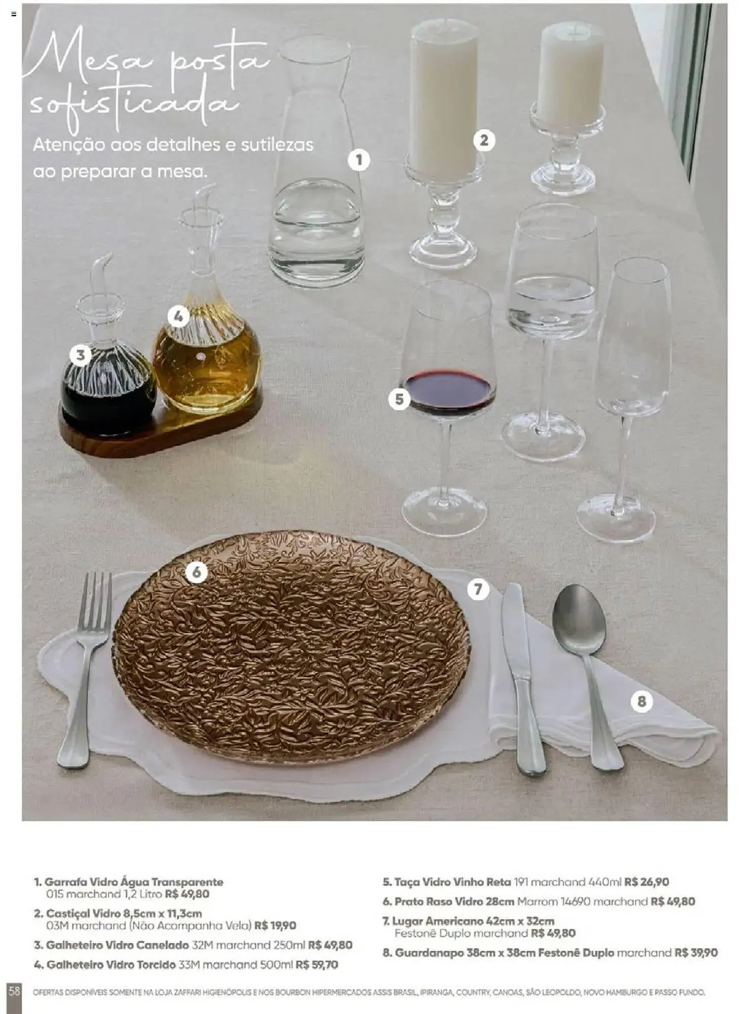 Encarte de Catálogo Zaffari 9 de junho até 10 de outubro 2025 - Pagina 58