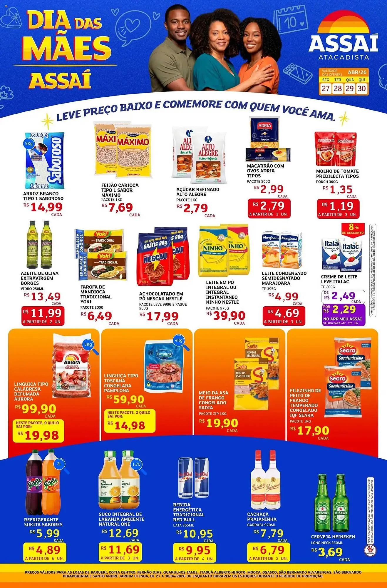 Encarte de Encarte Assaí Atacadista 27 de abril até 30 de abril 2026 - Pagina 1
