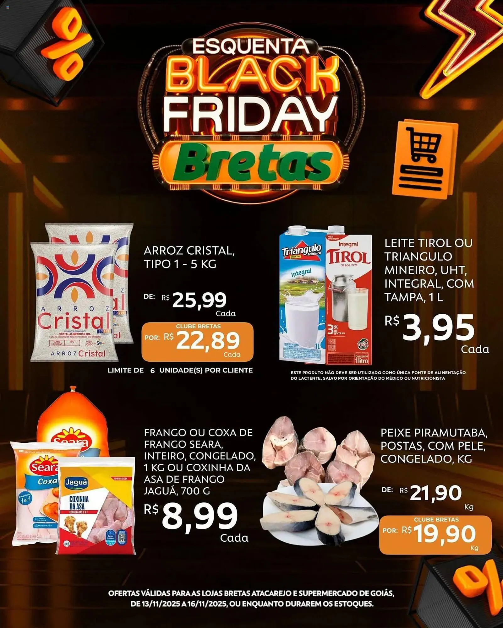 Encarte de Catálogo Supermercados Bretas 13 de novembro até 17 de novembro 2025 - Pagina 12
