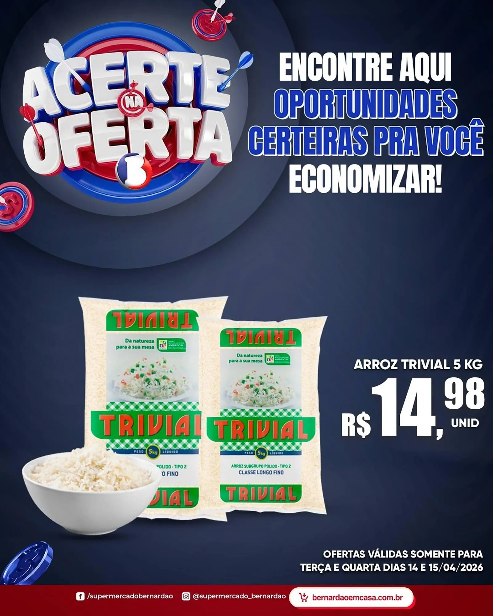 Encarte de Catálogo Supermercado Bernardão 14 de abril até 15 de abril 2026 - Pagina 3