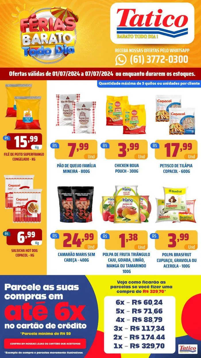Encarte de Ofertas Tatico 1 de julho até 7 de julho 2024 - Pagina 1
