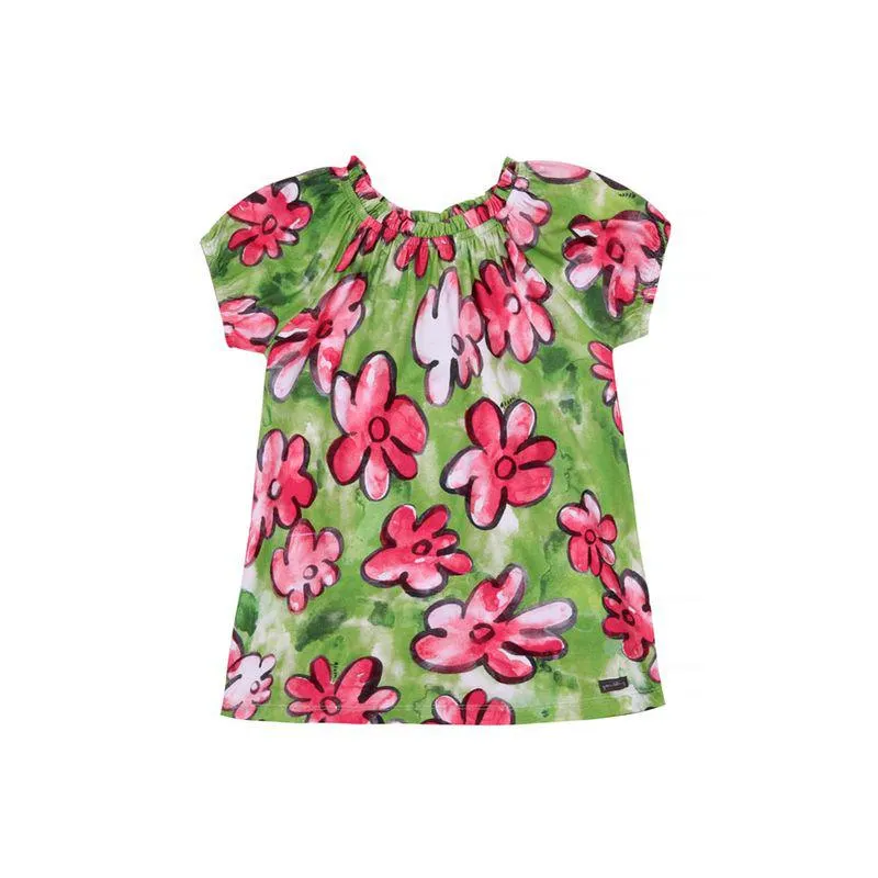 Vestido Toddler Menina Street Garden Verde