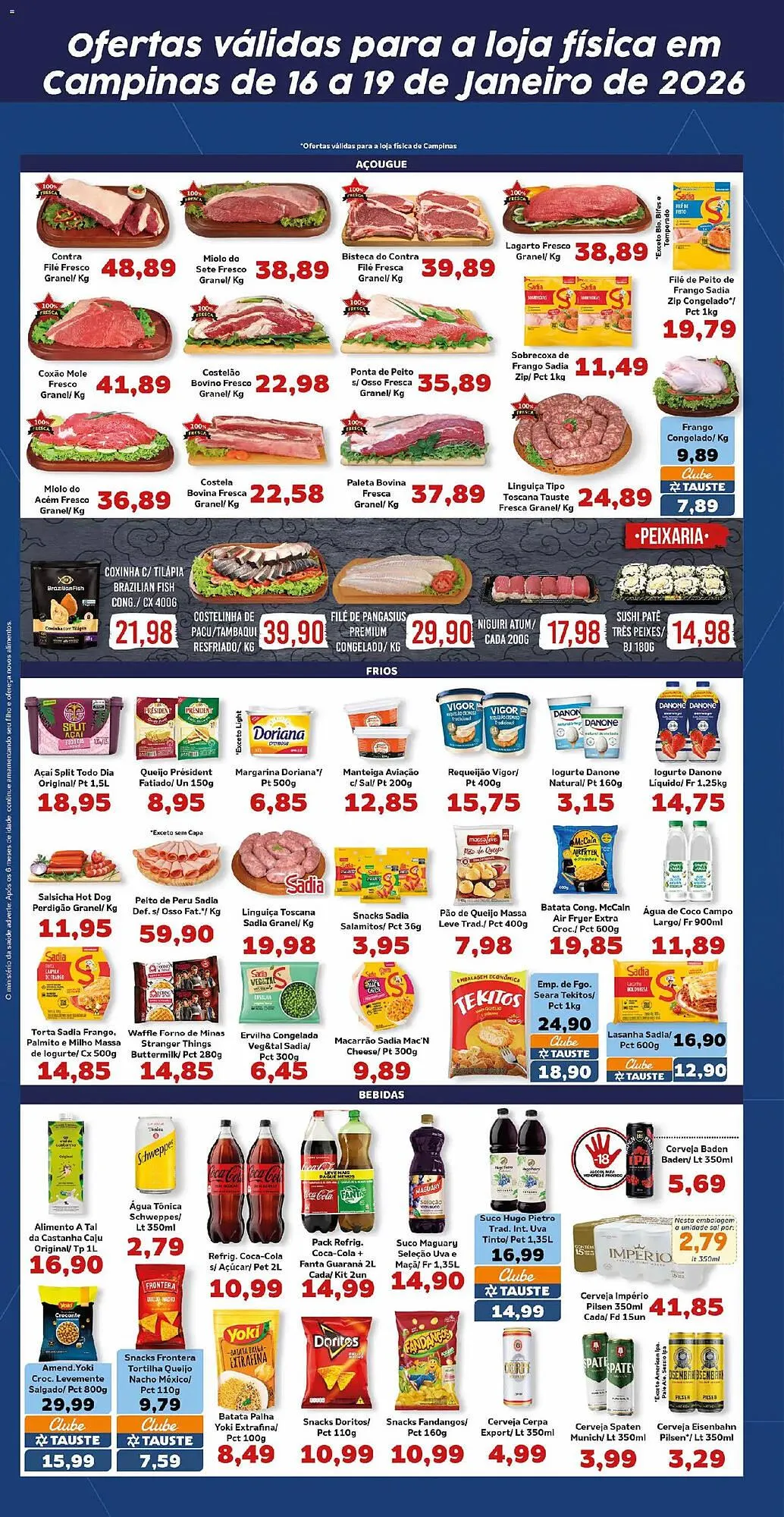 Encarte de Catálogo Supermercados Tauste 16 de janeiro até 19 de janeiro 2026 - Pagina 4