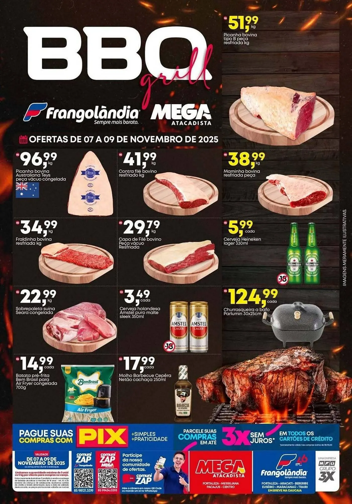 Encarte de Encarte Frangolândia 7 de novembro até 9 de novembro 2025 - Pagina 1