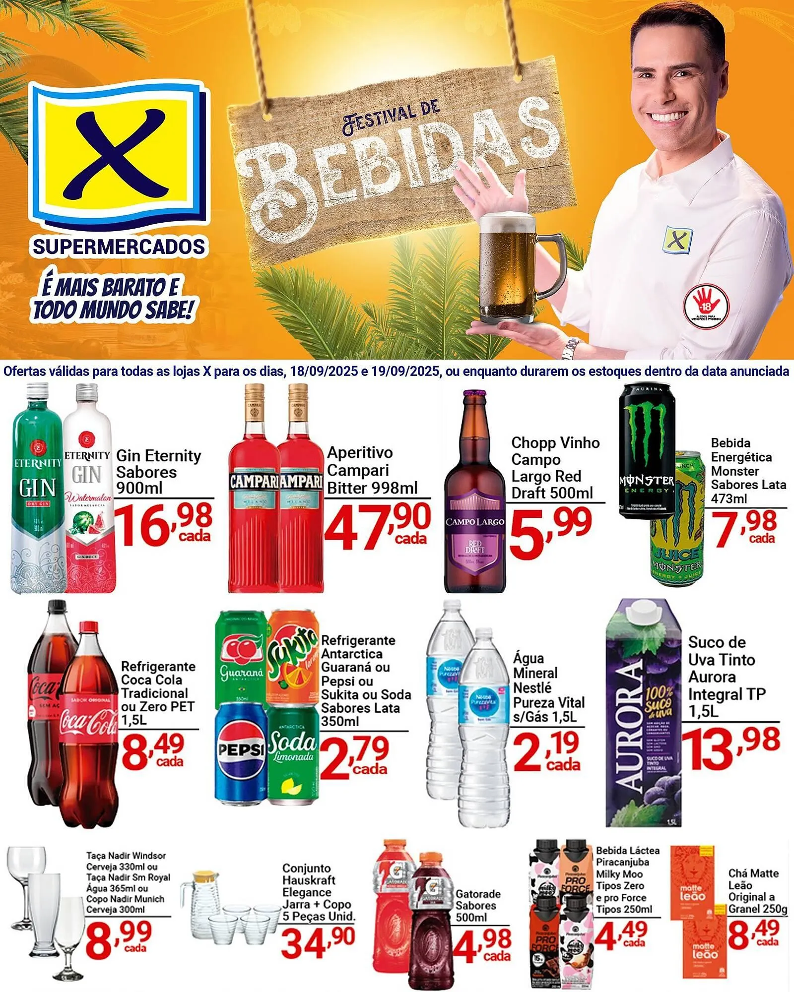 Encarte de Folheto X Supermercados 18 de setembro até 19 de setembro 2025 - Pagina 2