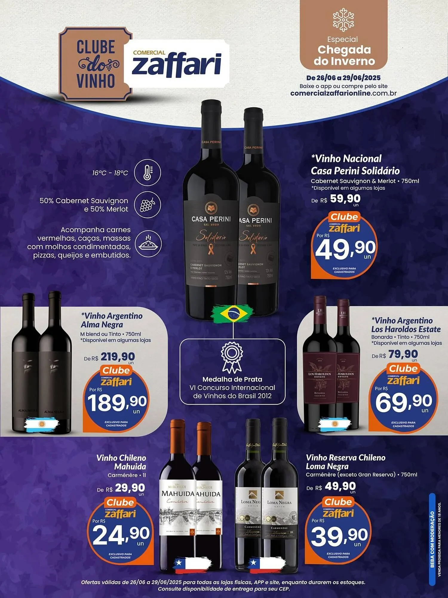 Encarte de Catálogo Comercial Zaffari 26 de junho até 29 de junho 2025 - Pagina 1