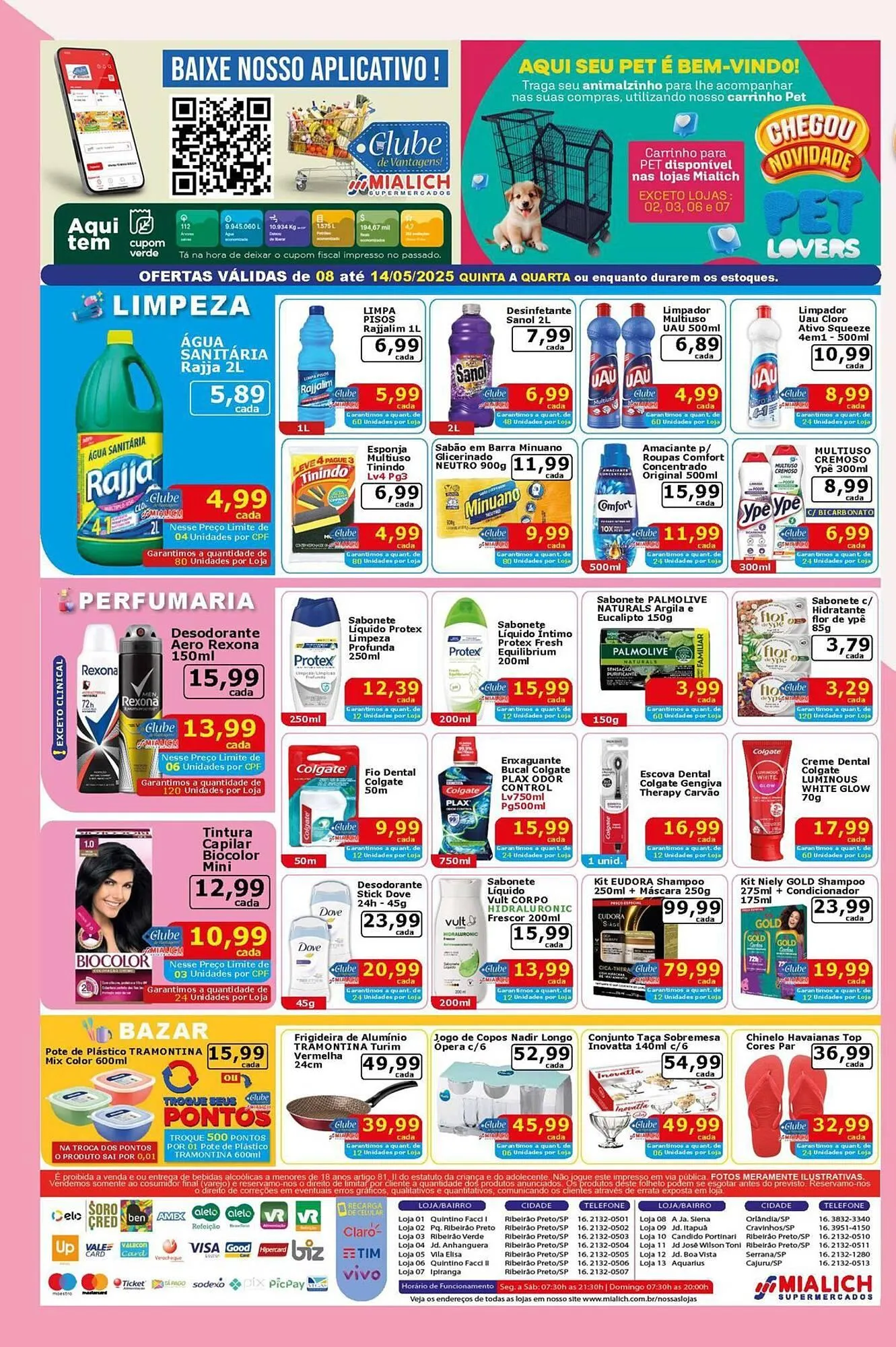 Encarte de Catálogo Mialich Supermercados 8 de maio até 11 de maio 2025 - Pagina 4