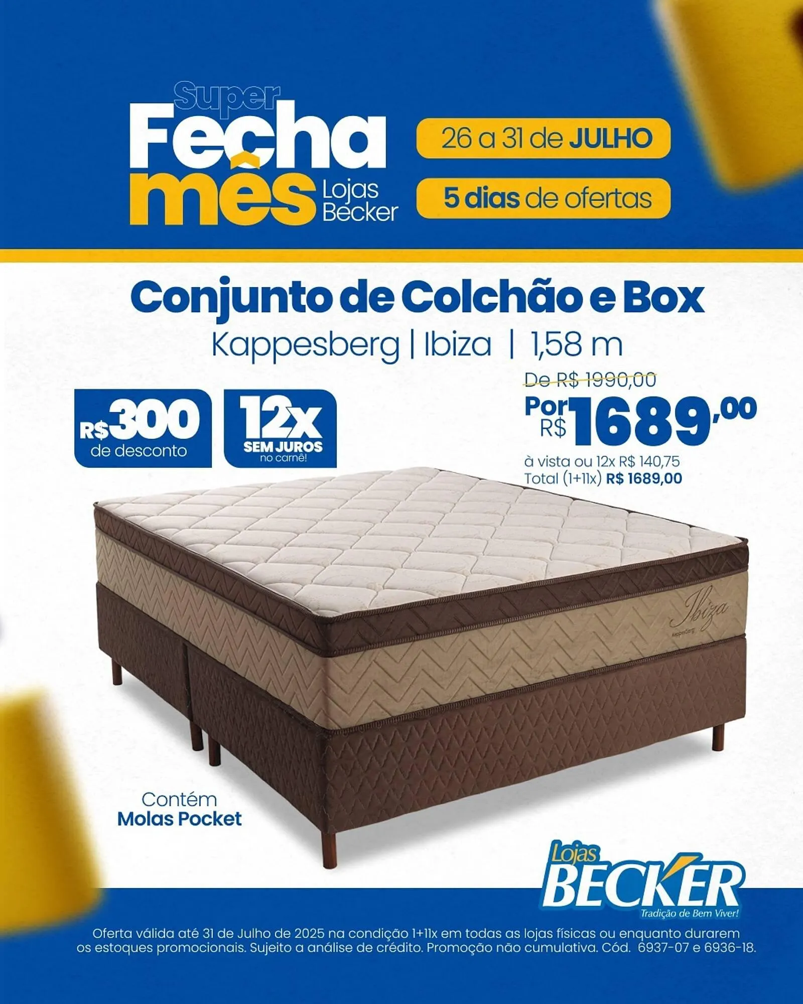 Encarte de Catálogo Lojas Becker 30 de julho até 31 de julho 2025 - Pagina 1