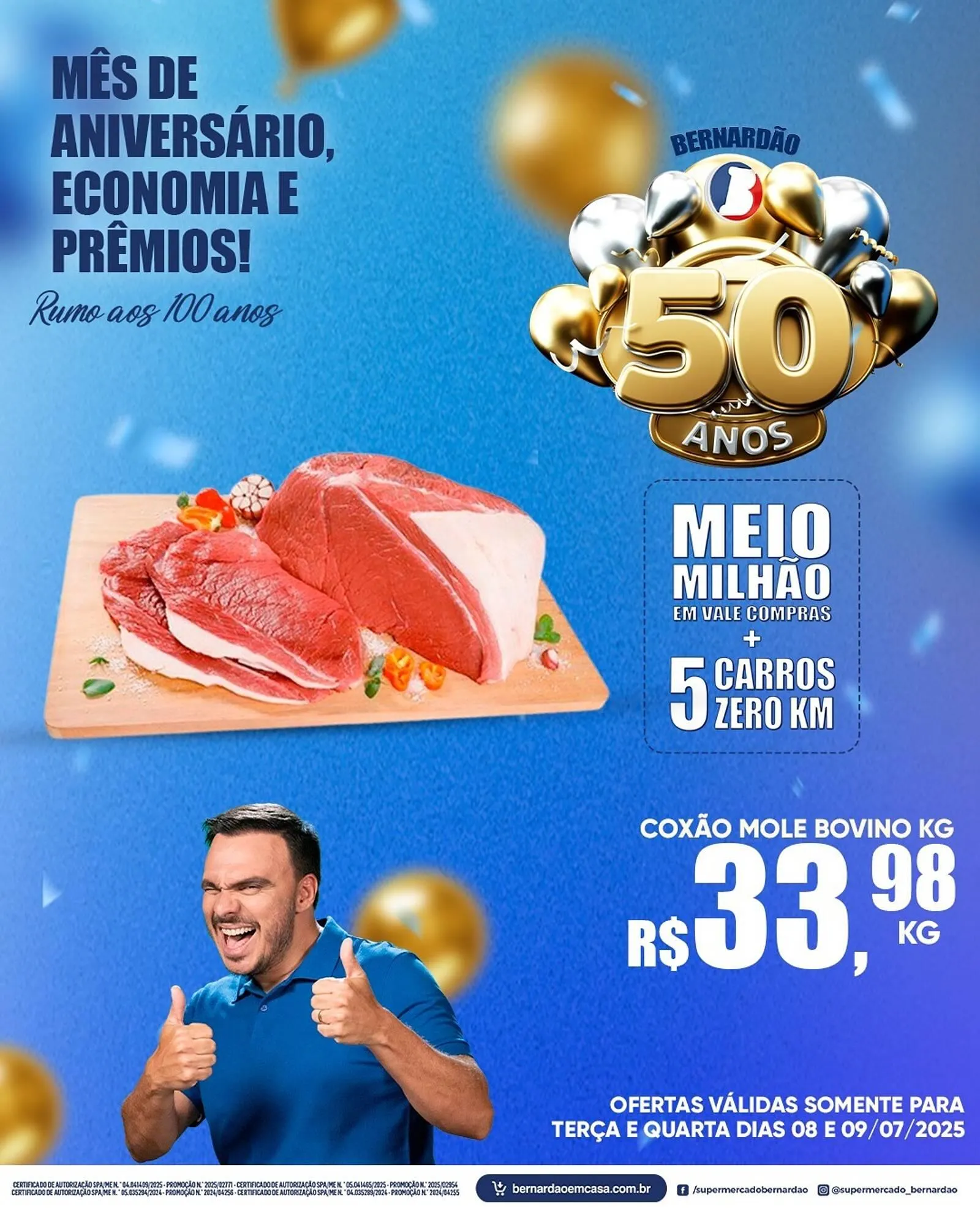 Encarte de Catálogo Supermercado Bernardão 8 de julho até 9 de julho 2025 - Pagina 3