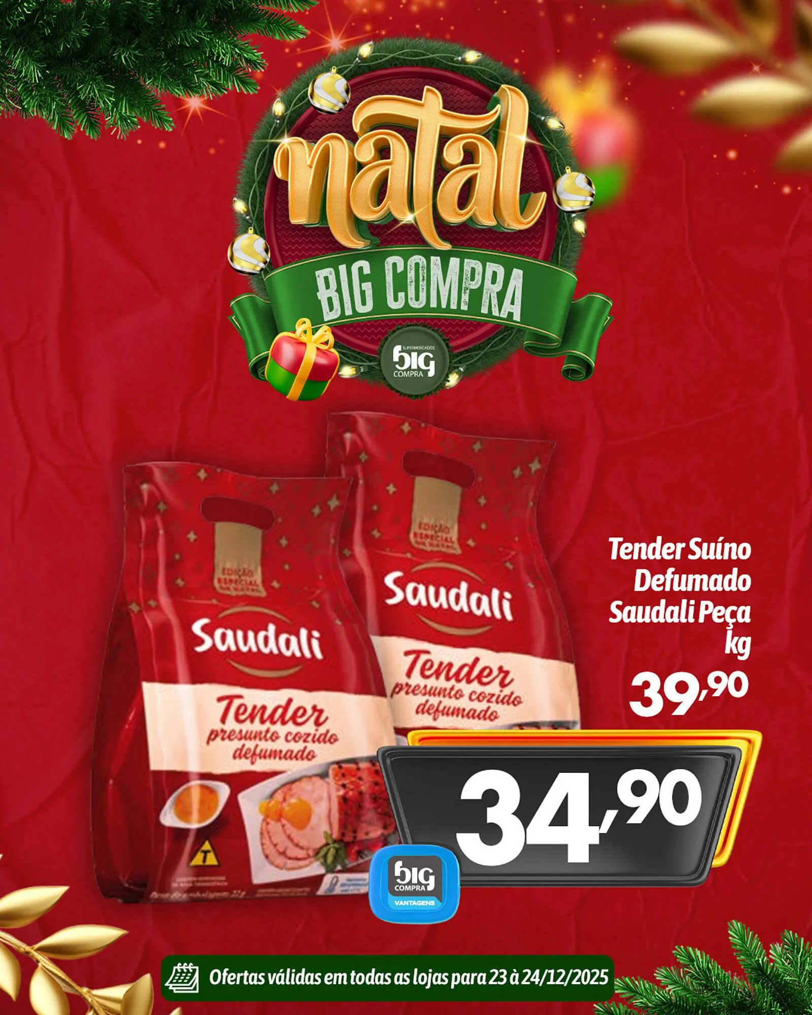 Encarte de Catálogo Supermercados Big Compra 23 de dezembro até 24 de dezembro 2025 - Pagina 2