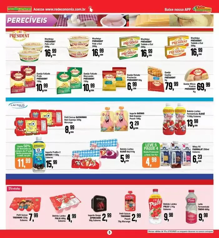 Encarte de Ofertas Rede Economia 21 de março até 23 de março 2025 - Pagina 5