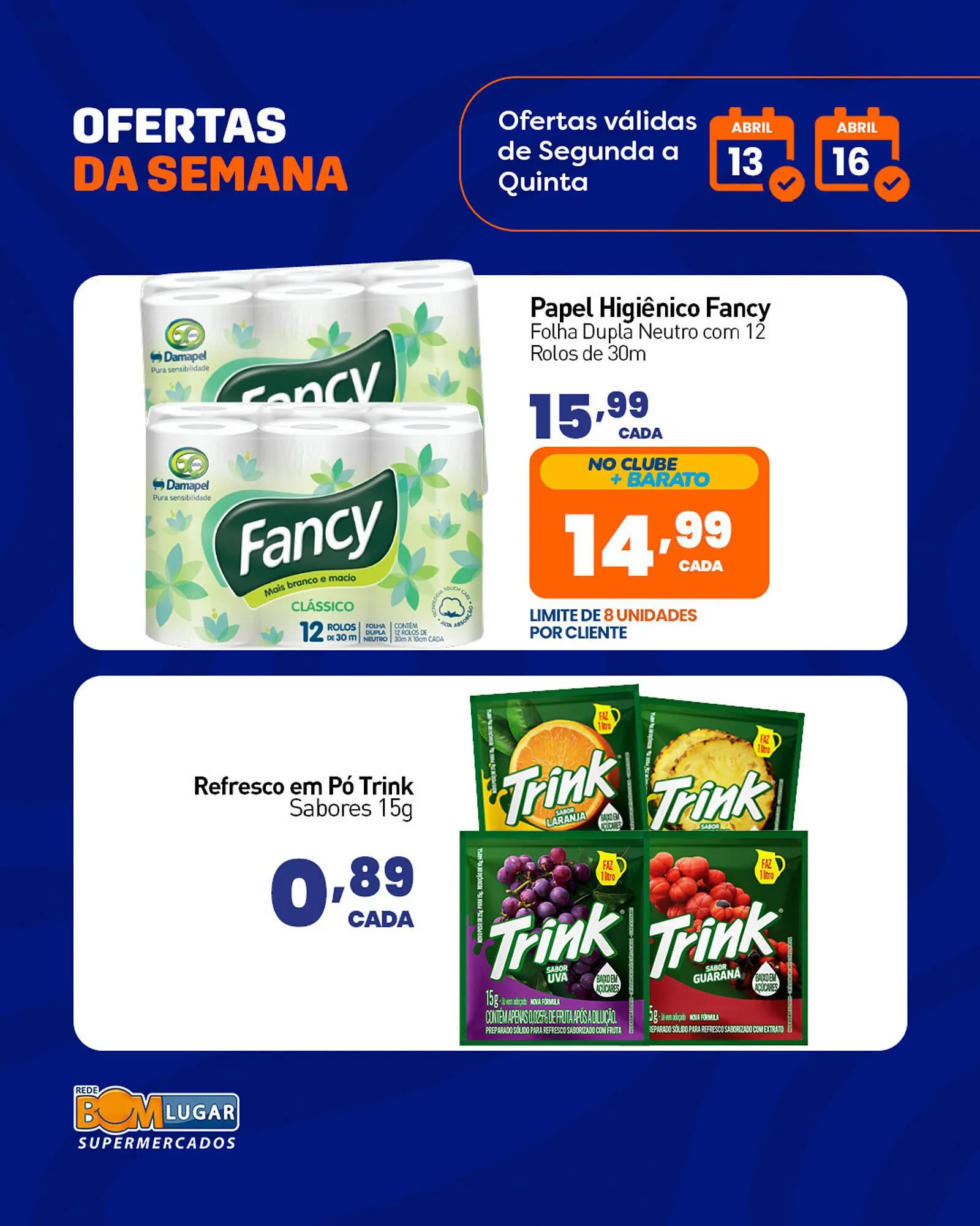 Encarte de Folheto Rede Bom Lugar 14 de abril até 16 de abril 2026 - Pagina 3