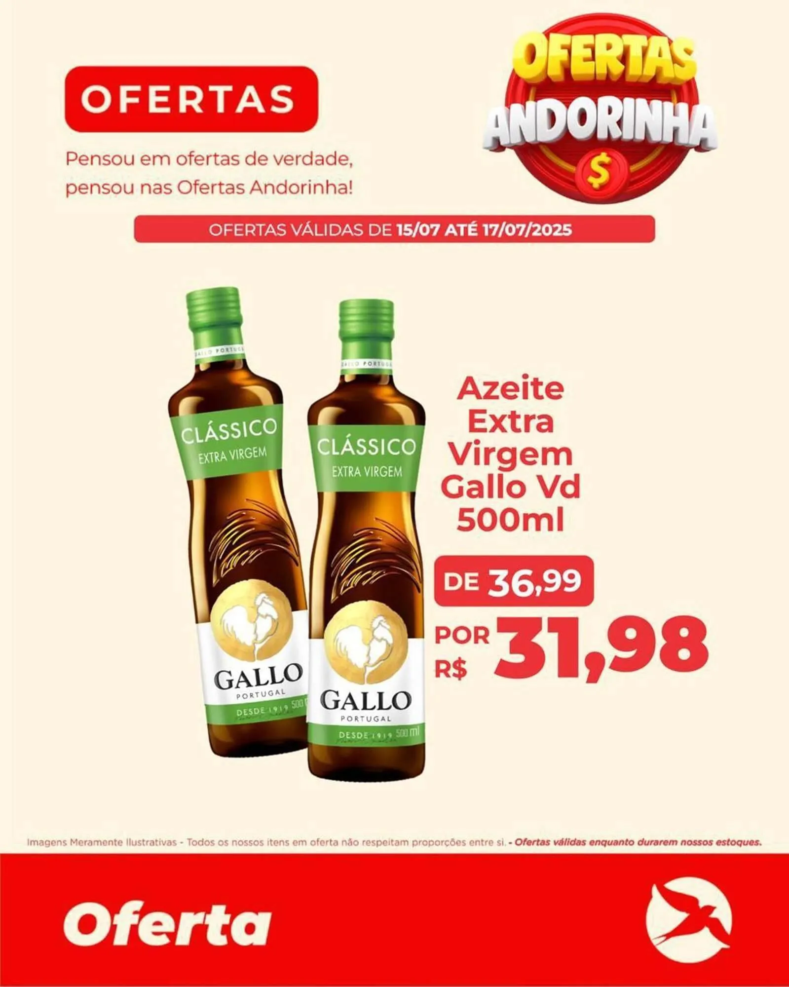 Encarte de Catálogo Andorinha Hipermercado 15 de julho até 17 de julho 2025 - Pagina 1