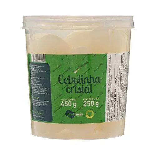 Cebolinha Cristal Leve Mais 250g