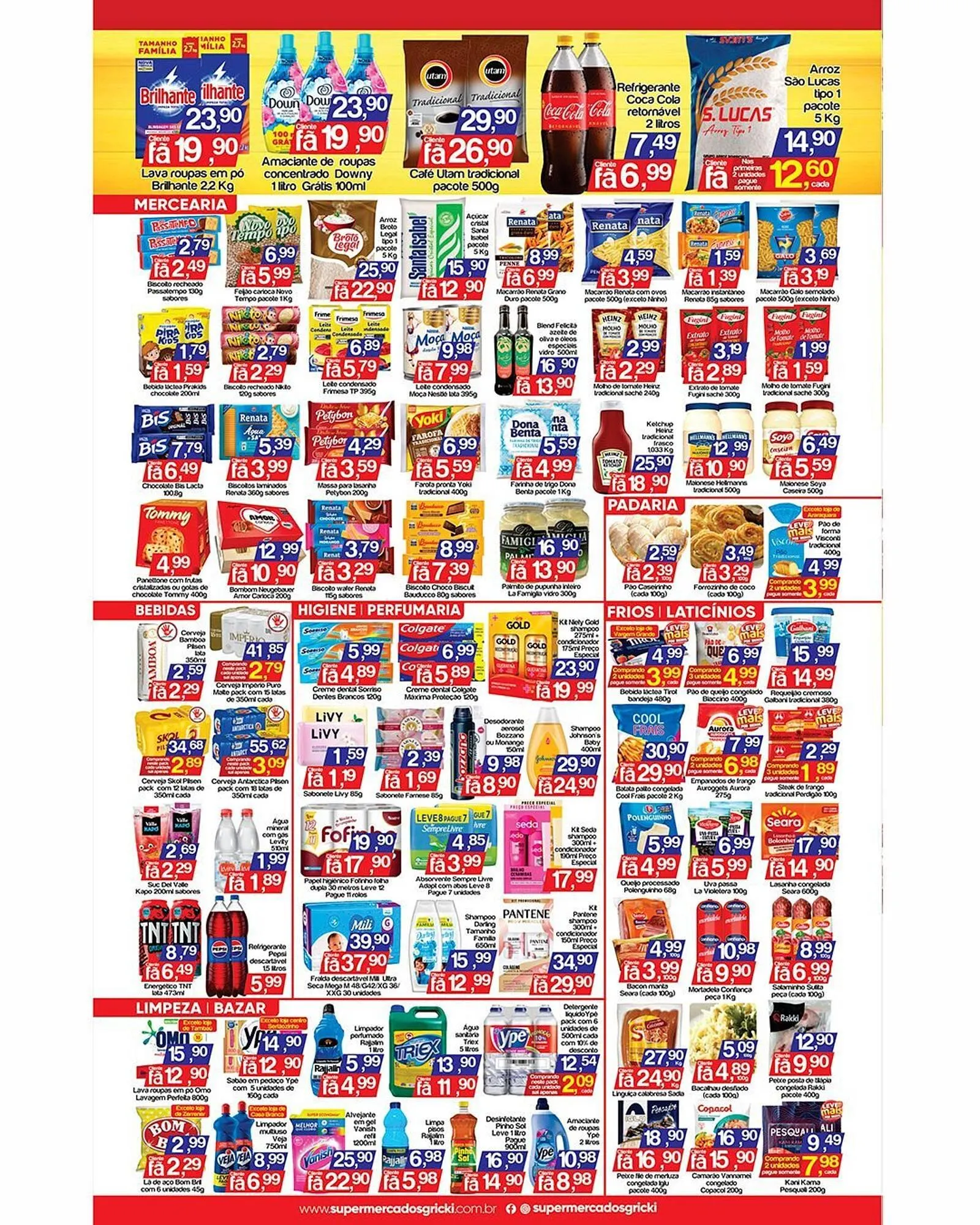Encarte de Catálogo Supermercados Gricki 17 de março até 18 de março 2026 - Pagina 2
