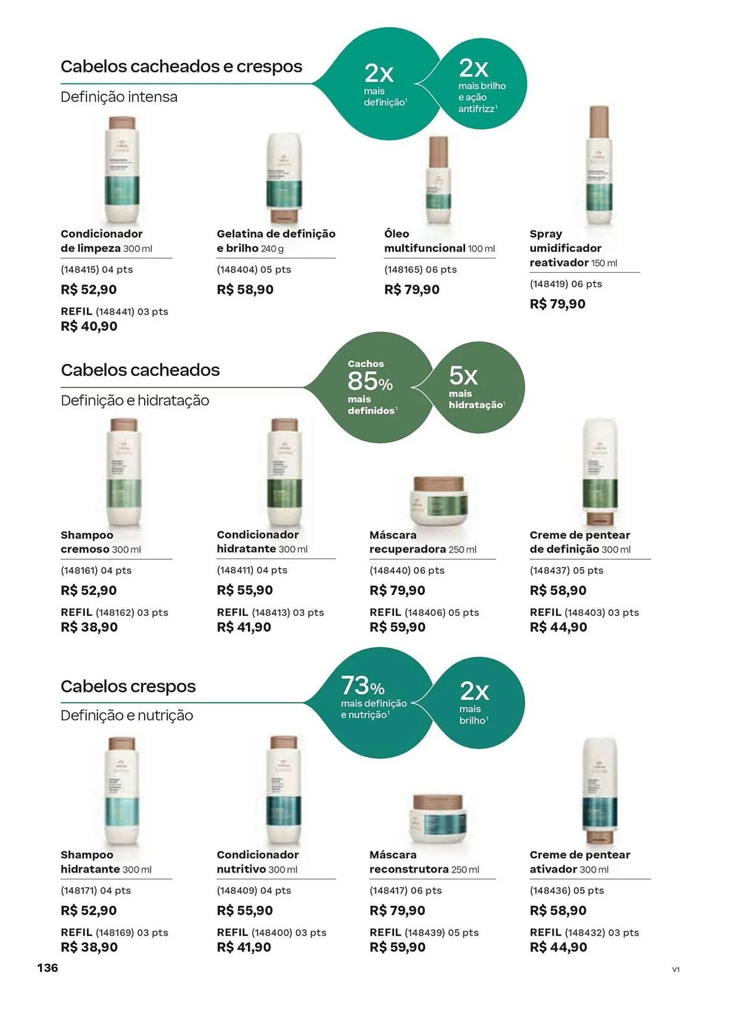 Encarte de Catálogo Natura 1 de janeiro até 31 de janeiro 2026 - Pagina 136