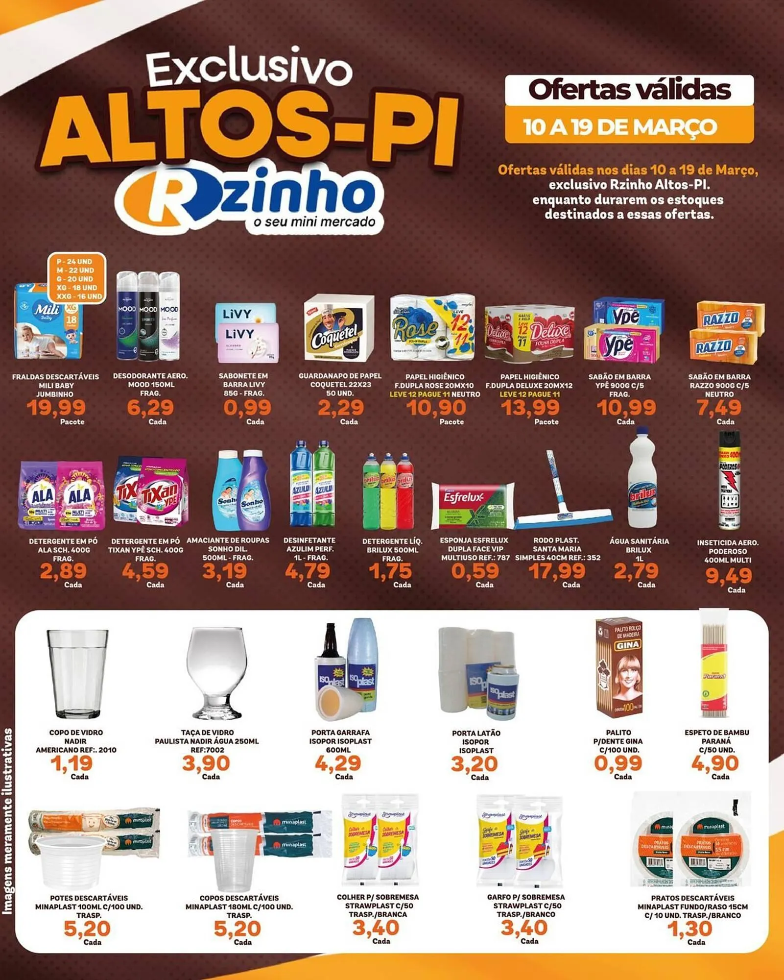 Encarte de Catálogo Carvalho Supermercado 10 de março até 19 de março 2026 - Pagina 1