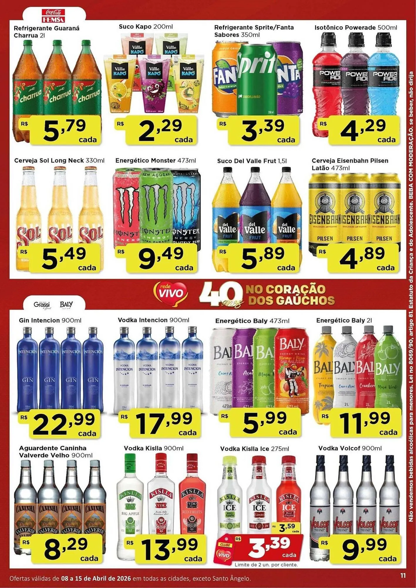 Encarte de Encarte Rede Vivo 8 de abril até 15 de abril 2026 - Pagina 11
