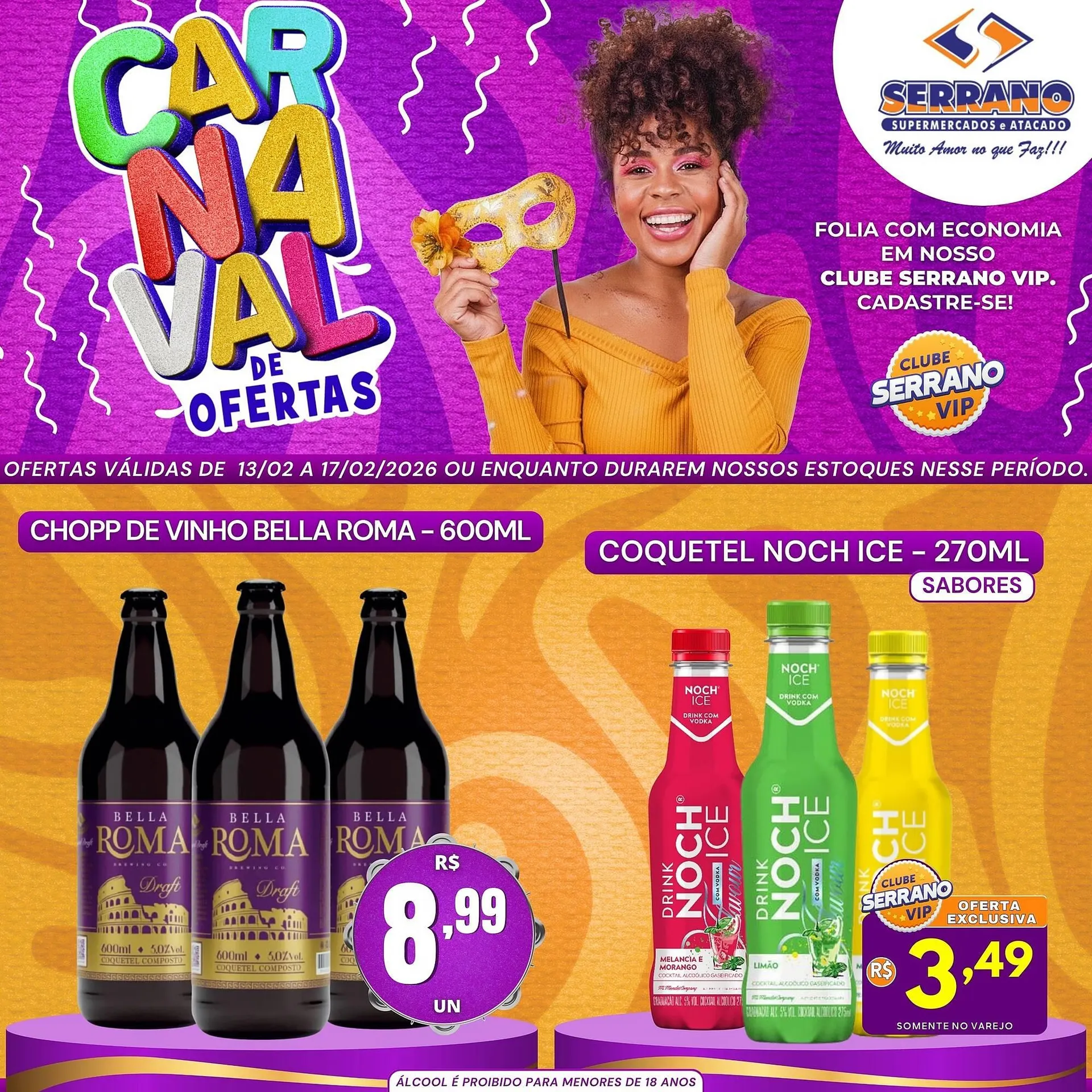 Encarte de Catálogo Serrano Supermercado 13 de fevereiro até 17 de fevereiro 2026 - Pagina 4