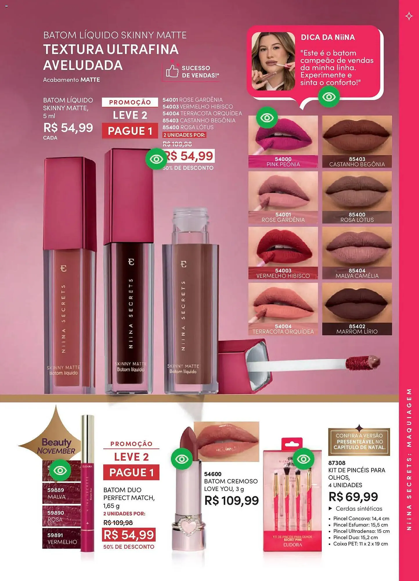 Encarte de Catálogo Eudora 29 de outubro até 27 de novembro 2025 - Pagina 96