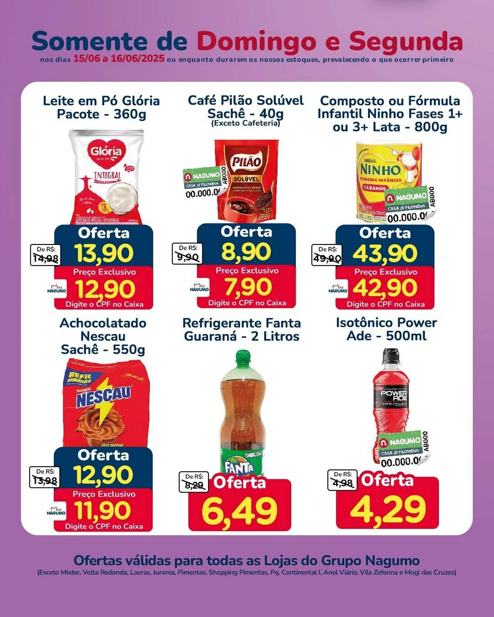 Encarte de Catálogo Nagumo 15 de junho até 16 de junho 2025 - Pagina 3