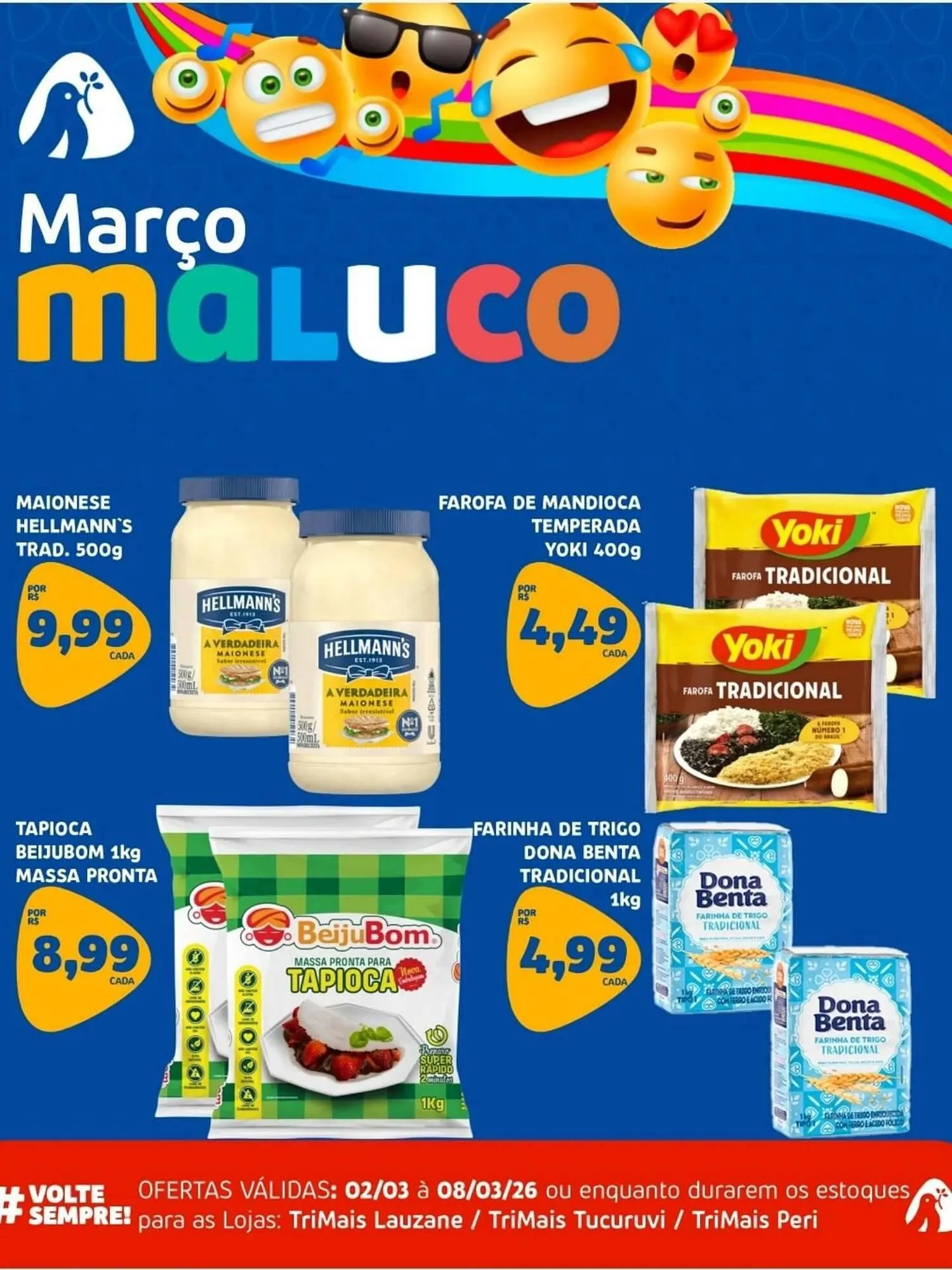 Encarte de Catálogo Trimais Supermercado 2 de março até 8 de março 2026 - Pagina 3