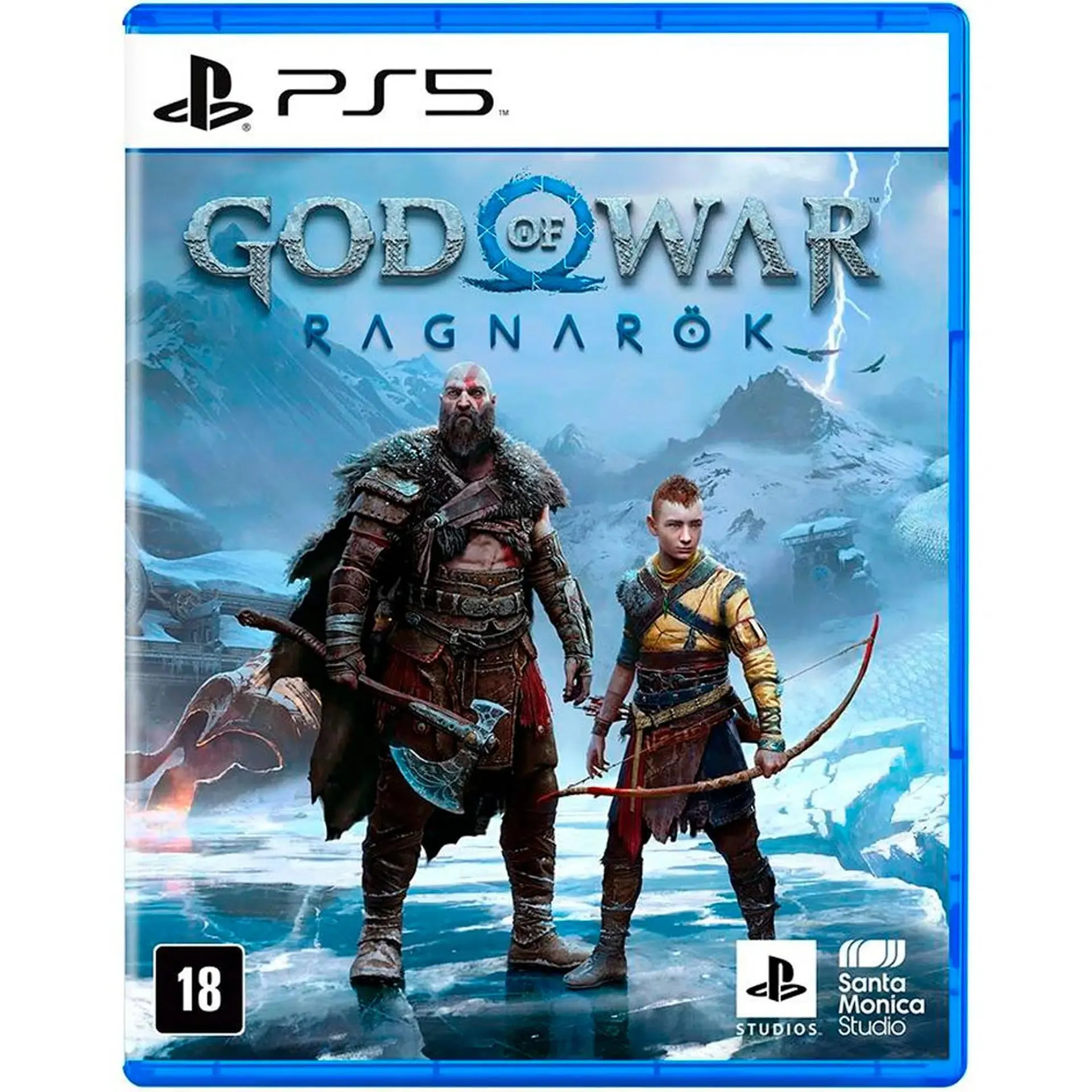 Jogo God Of War Ragnarok Edição Standard Para PS5 Mídia Física