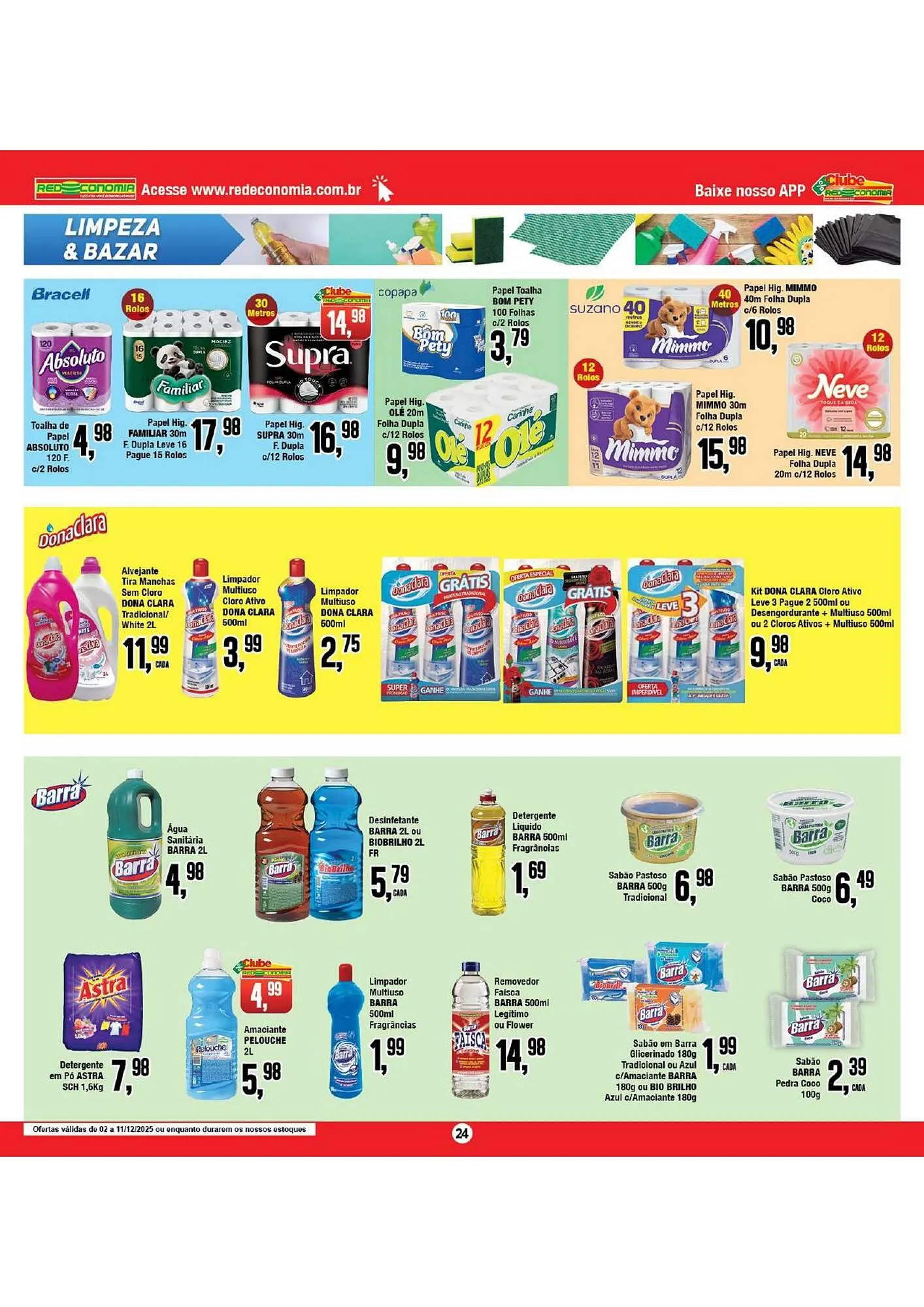 Encarte de Encarte Rede Economia 3 de dezembro até 11 de dezembro 2025 - Pagina 24