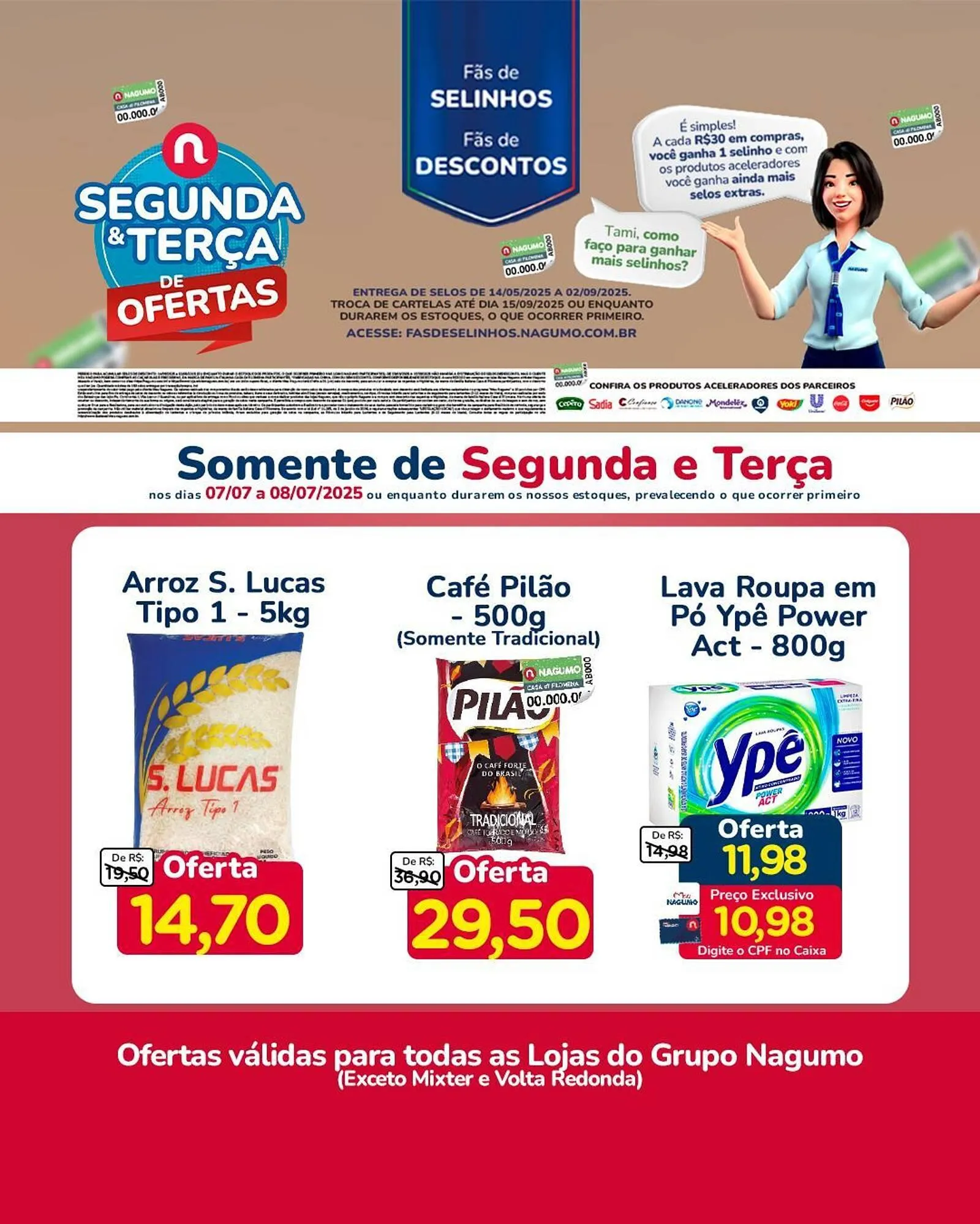 Encarte de Catálogo Nagumo 7 de julho até 8 de julho 2025 - Pagina 1