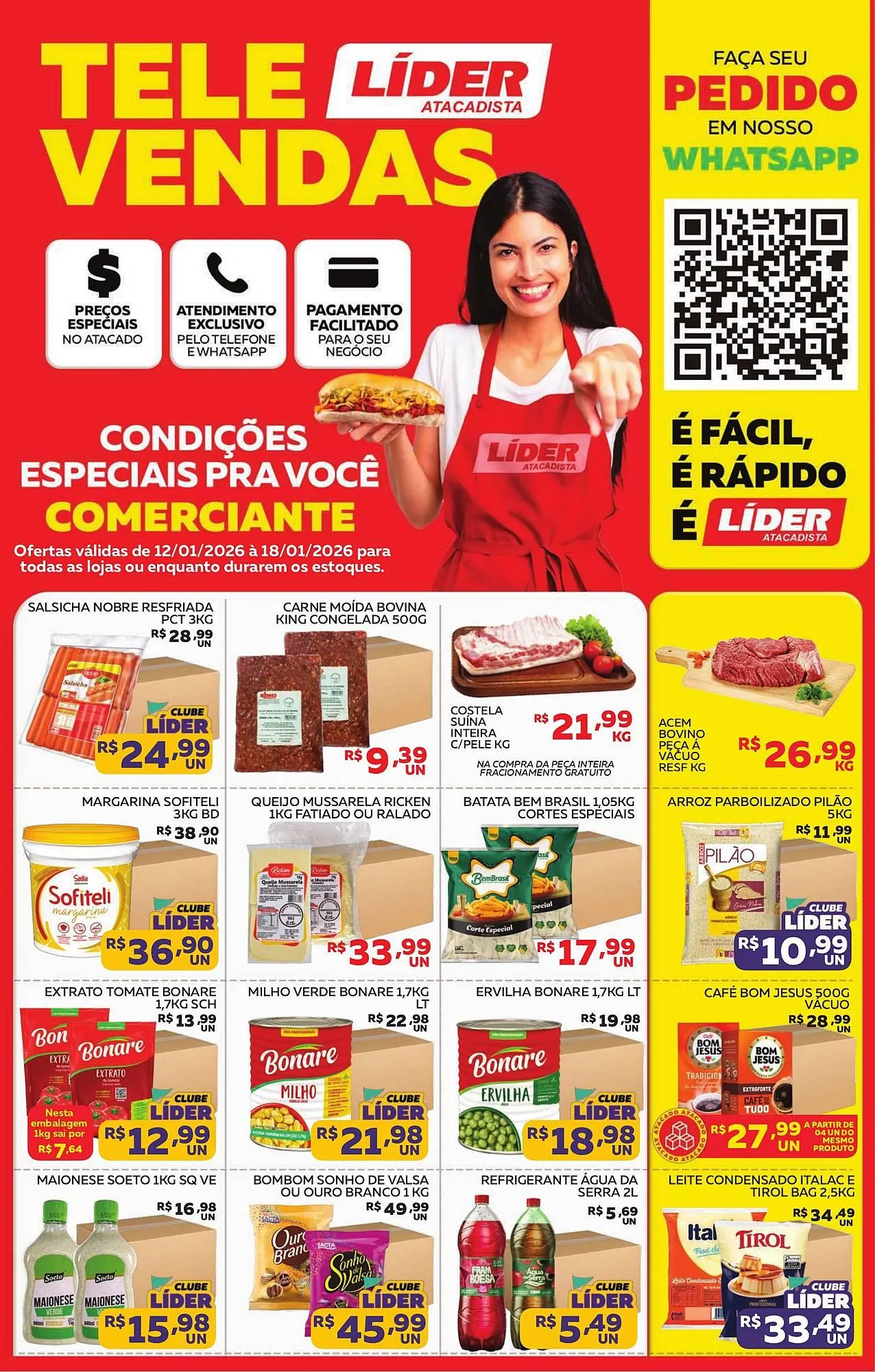 Encarte de Encarte Lider Atacadista 12 de janeiro até 18 de janeiro 2026 - Pagina 1
