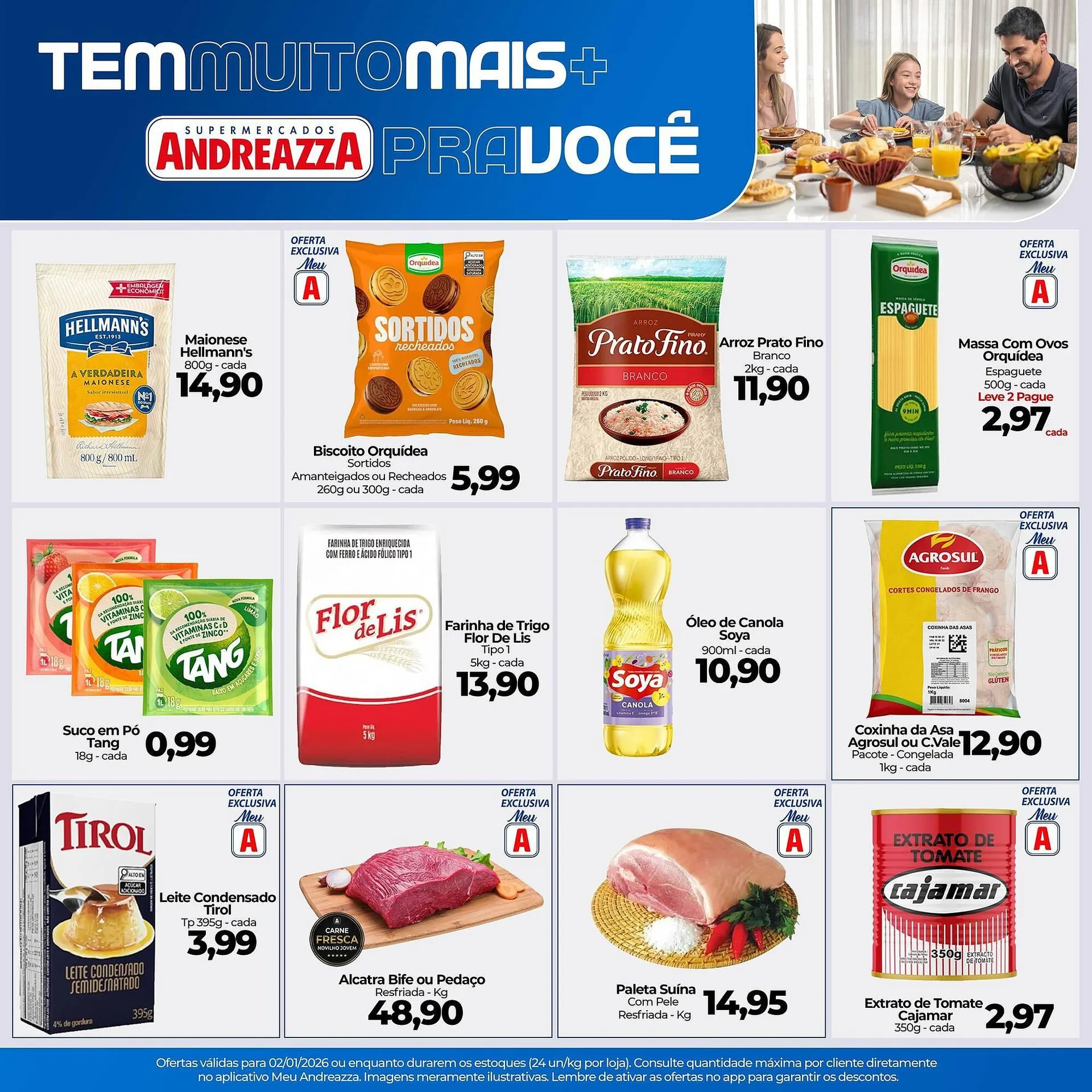 Encarte de Catálogo Supermercados Andreazza 2 de janeiro até 2 de janeiro 2026 - Pagina 1