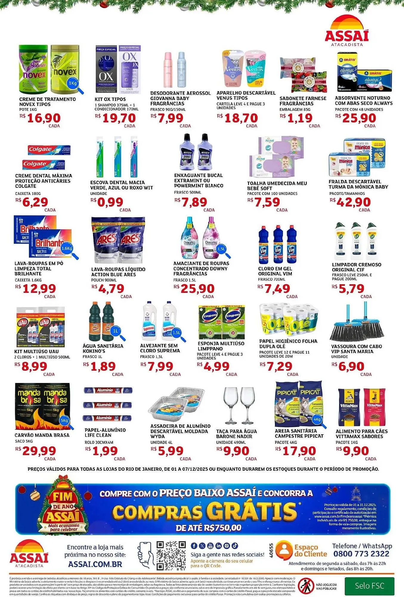 Encarte de Encarte Assaí Atacadista 1 de dezembro até 8 de dezembro 2025 - Pagina 4