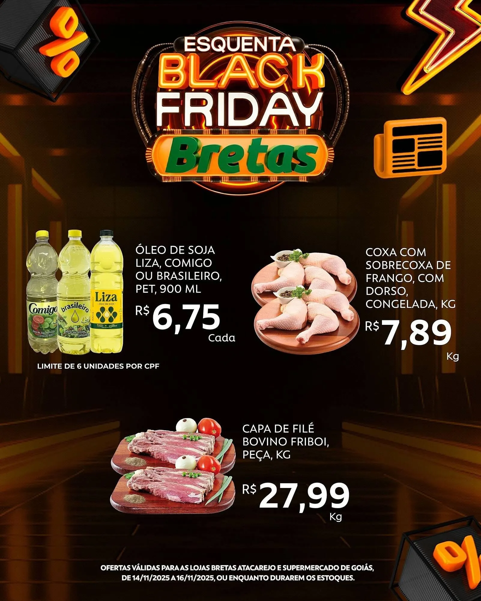 Encarte de Catálogo Supermercados Bretas 14 de novembro até 16 de novembro 2025 - Pagina 2