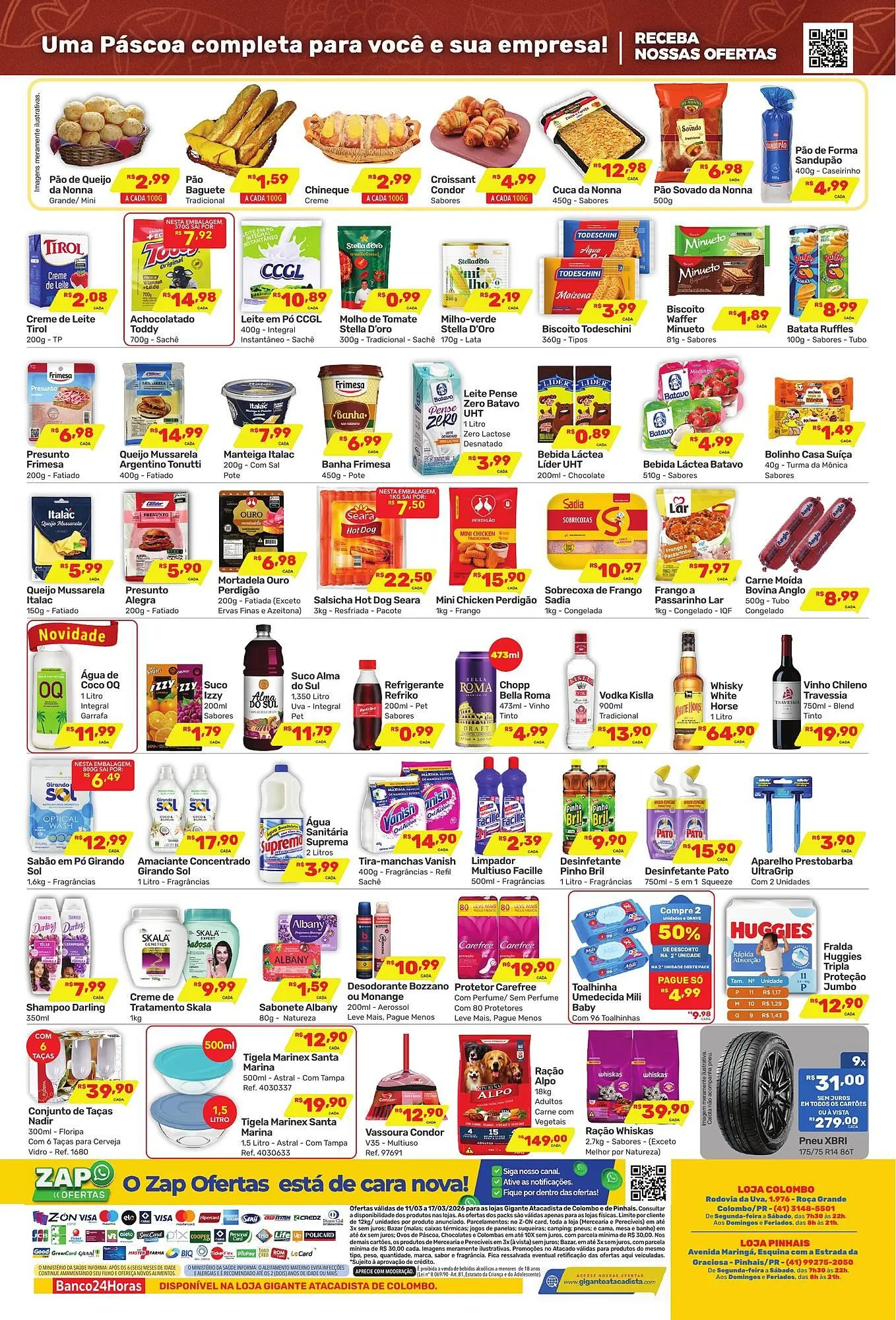 Encarte de Encarte Gigante Atacadista 11 de março até 17 de março 2026 - Pagina 2