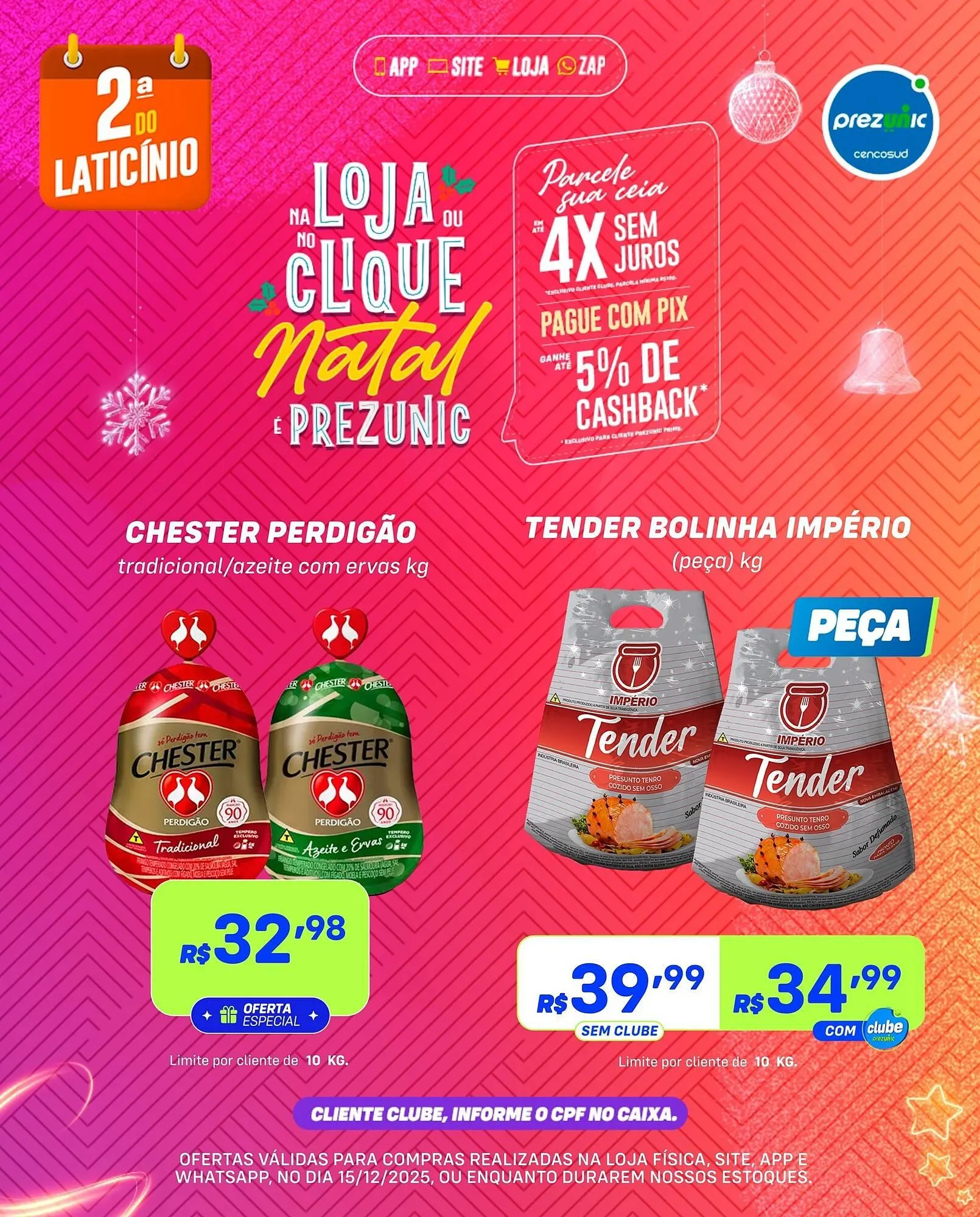Encarte de Encarte Prezunic 15 de dezembro até 15 de dezembro 2025 - Pagina 5