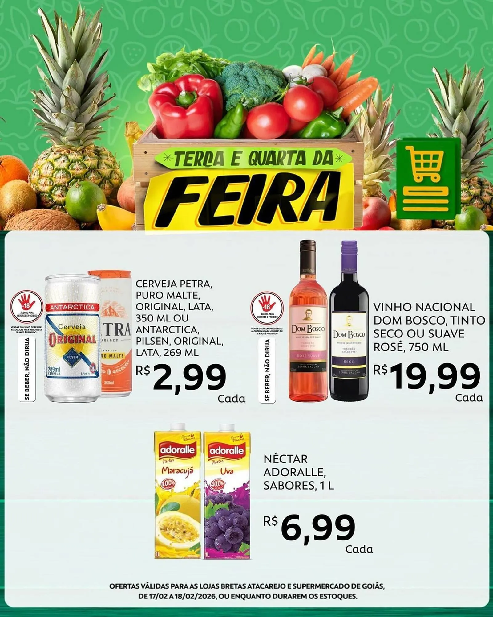 Encarte de Catálogo Supermercados Bretas 17 de fevereiro até 18 de fevereiro 2026 - Pagina 6